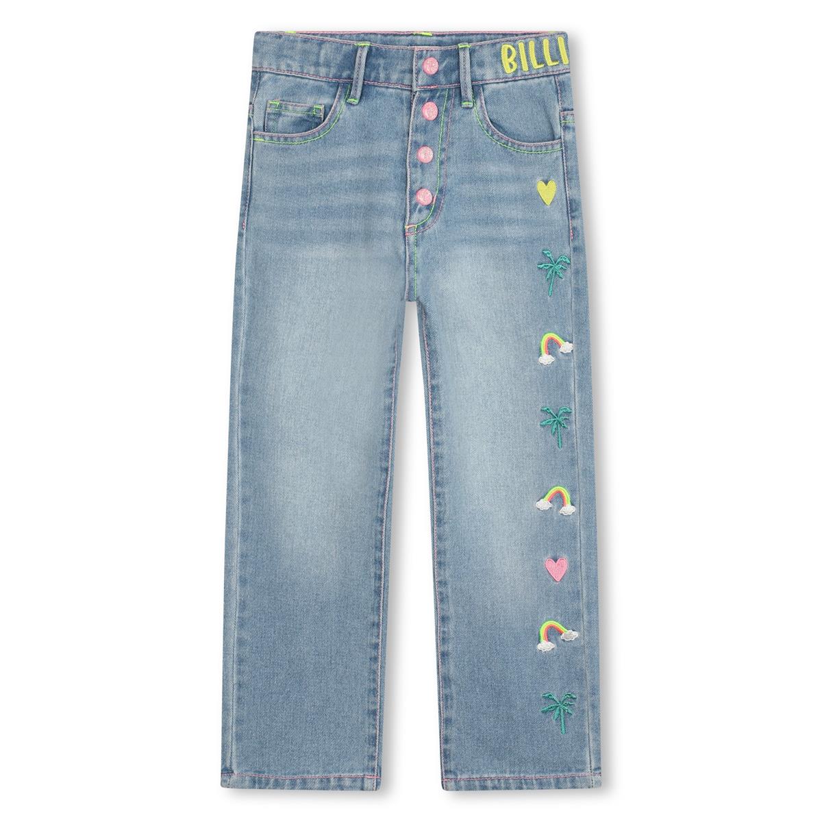 Girls Blue Denim Trousers