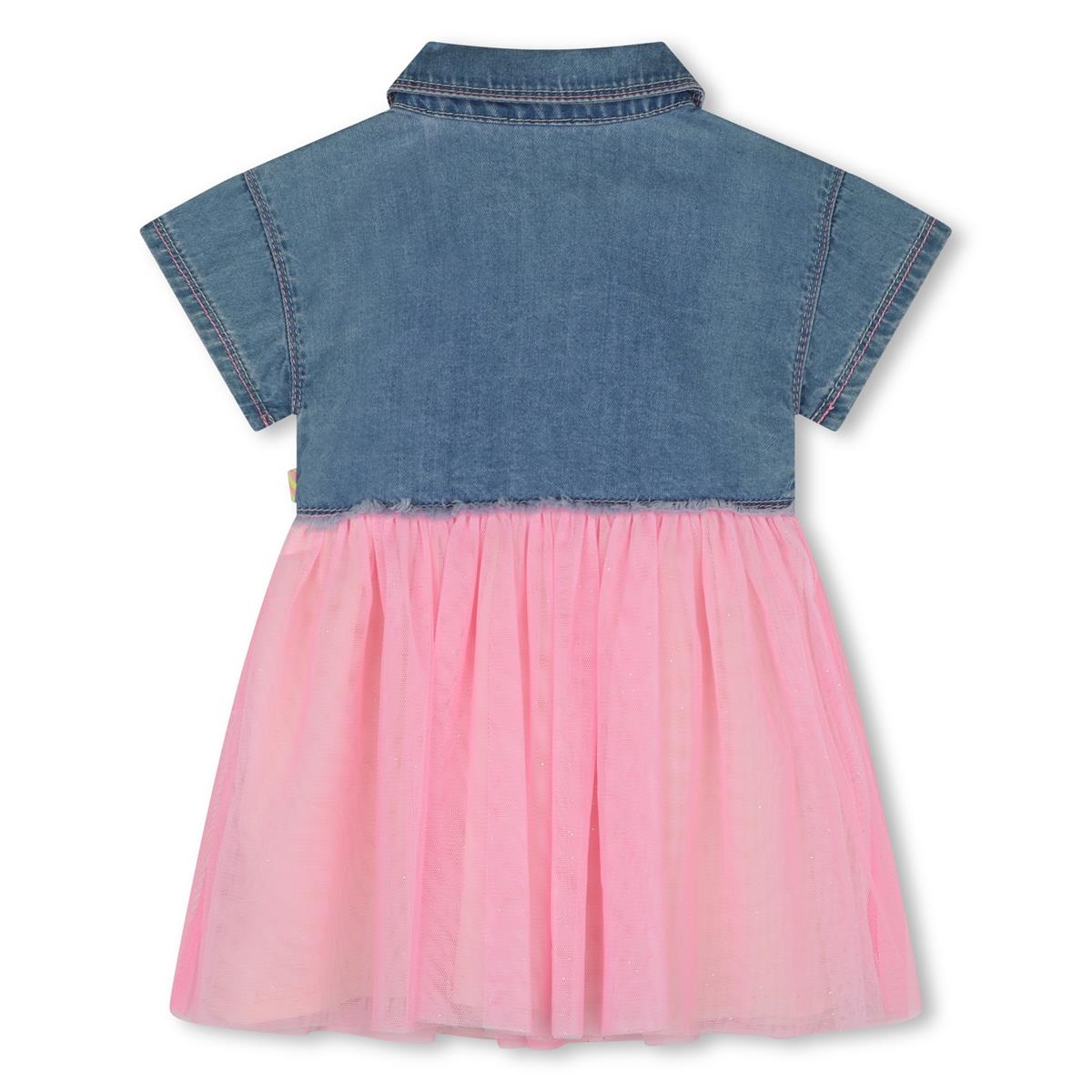 Baby Girls Blue Denim Dress Set
