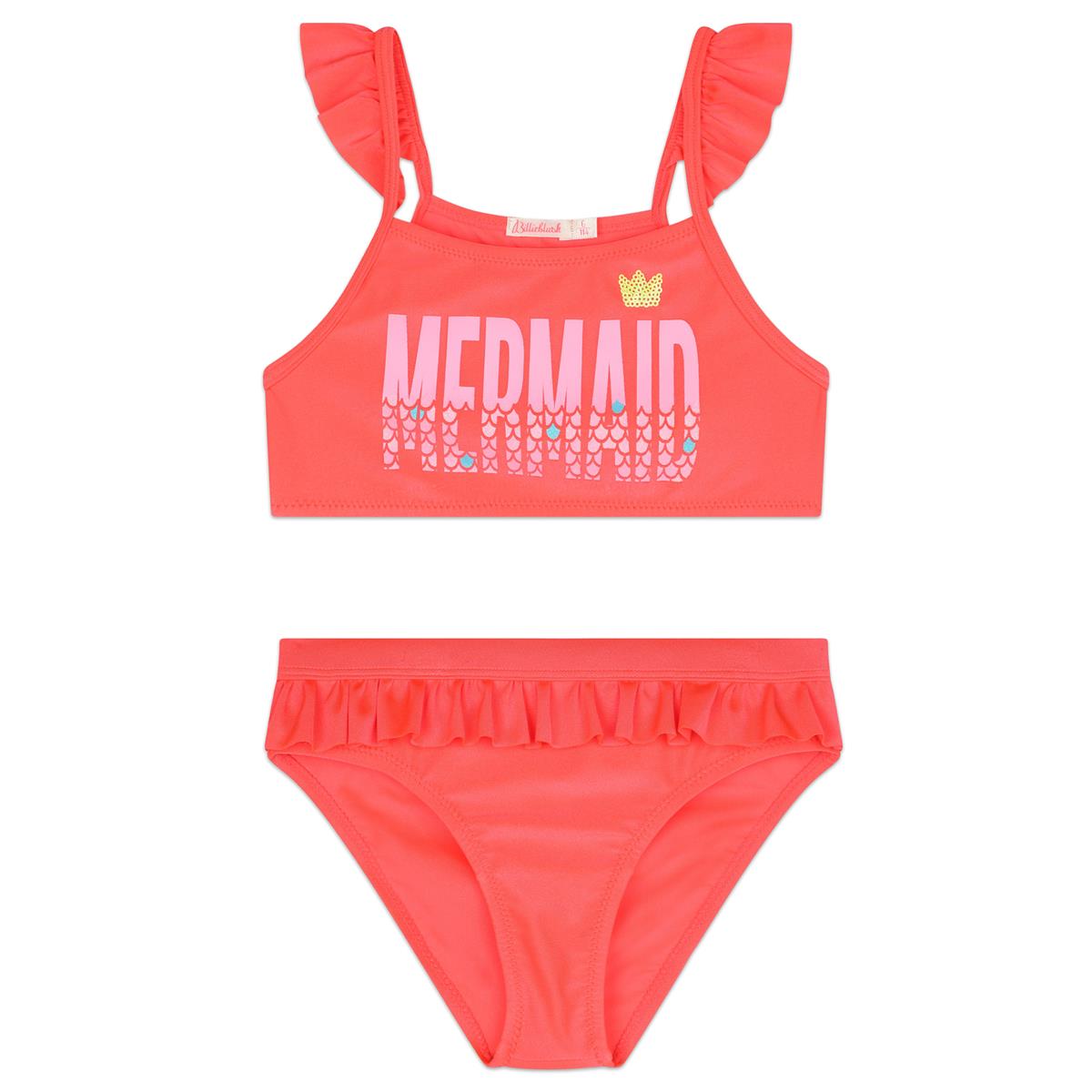 Girls Orange Swimsuit