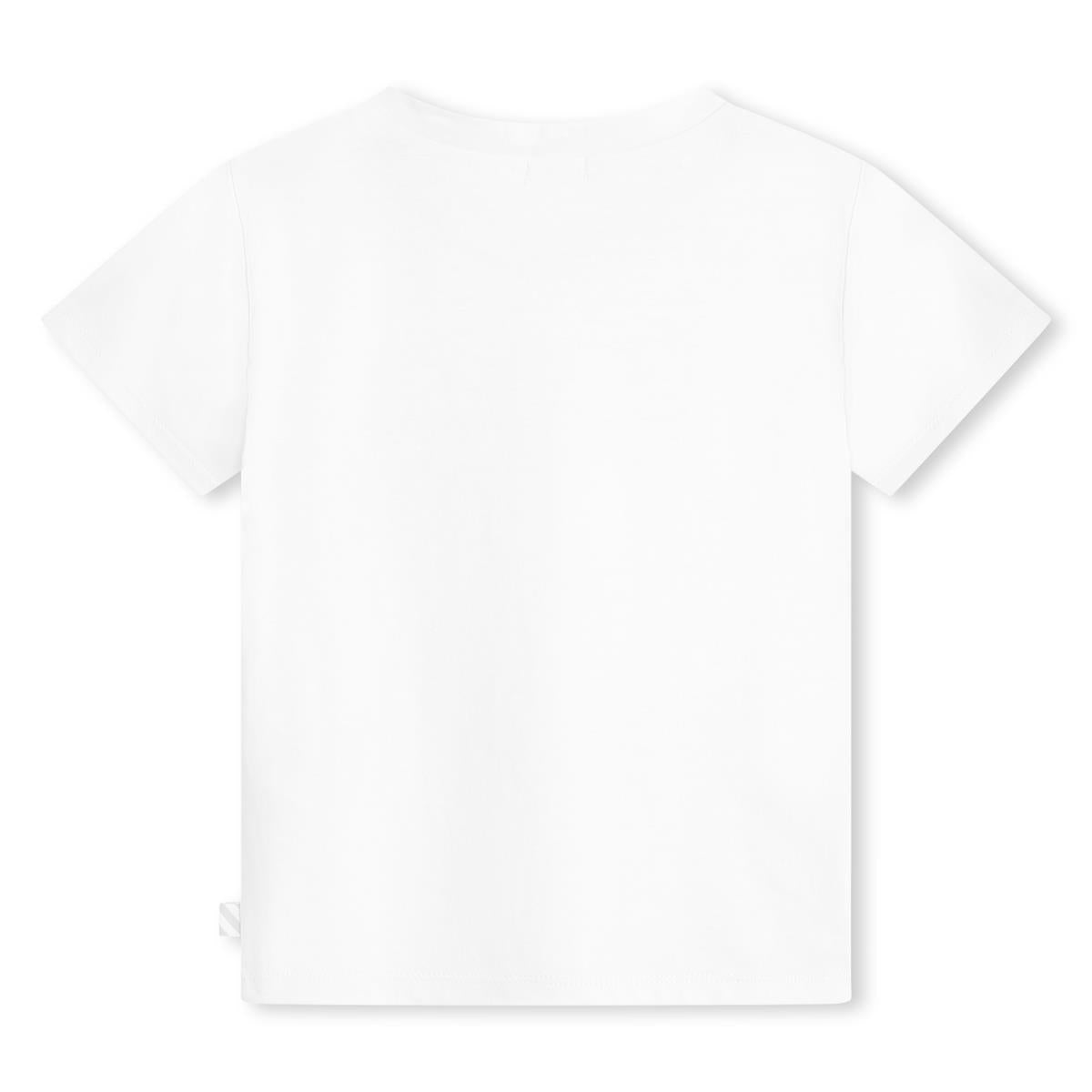 Girls Light Pink Cotton T-Shirt