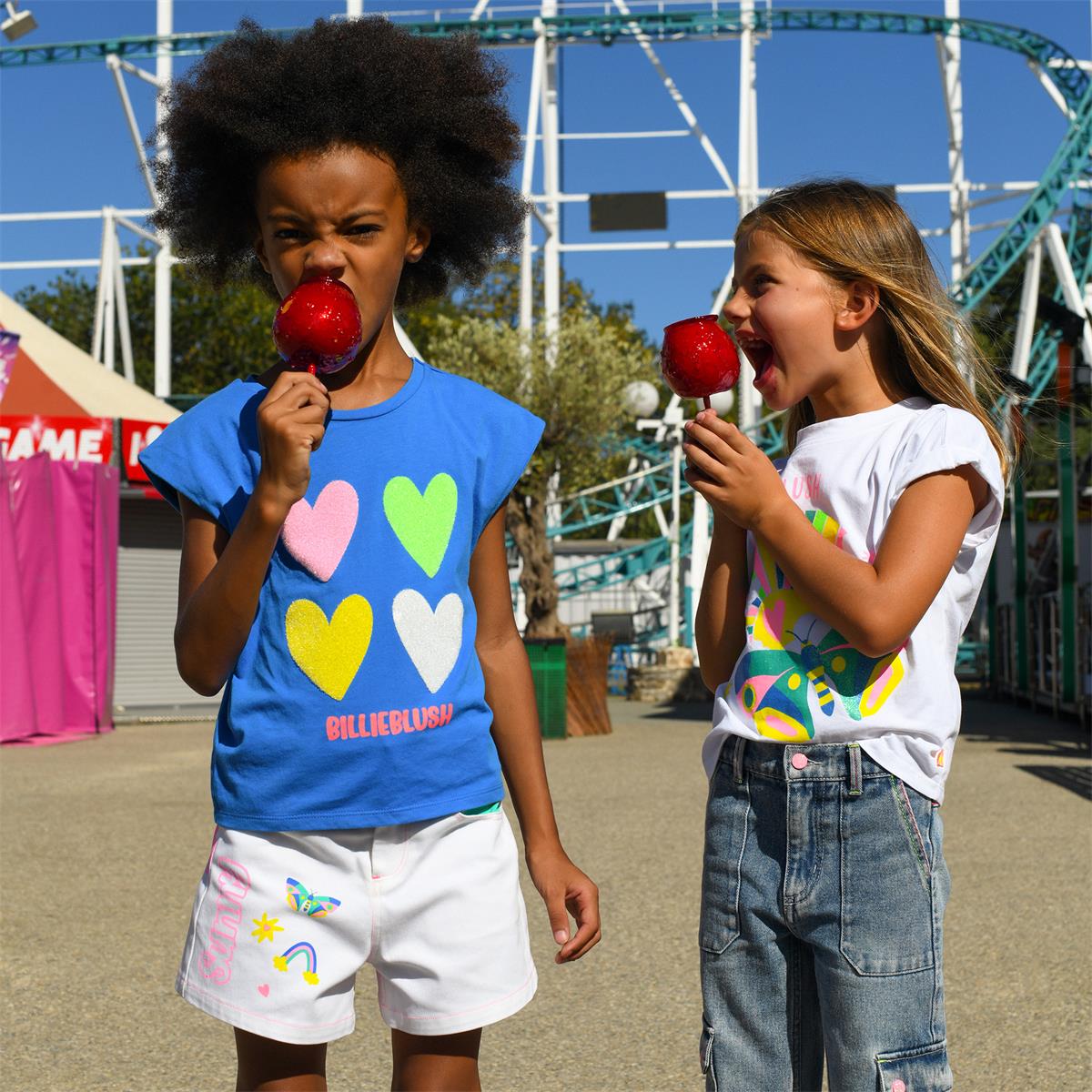 Girls White Cotton T-Shirt