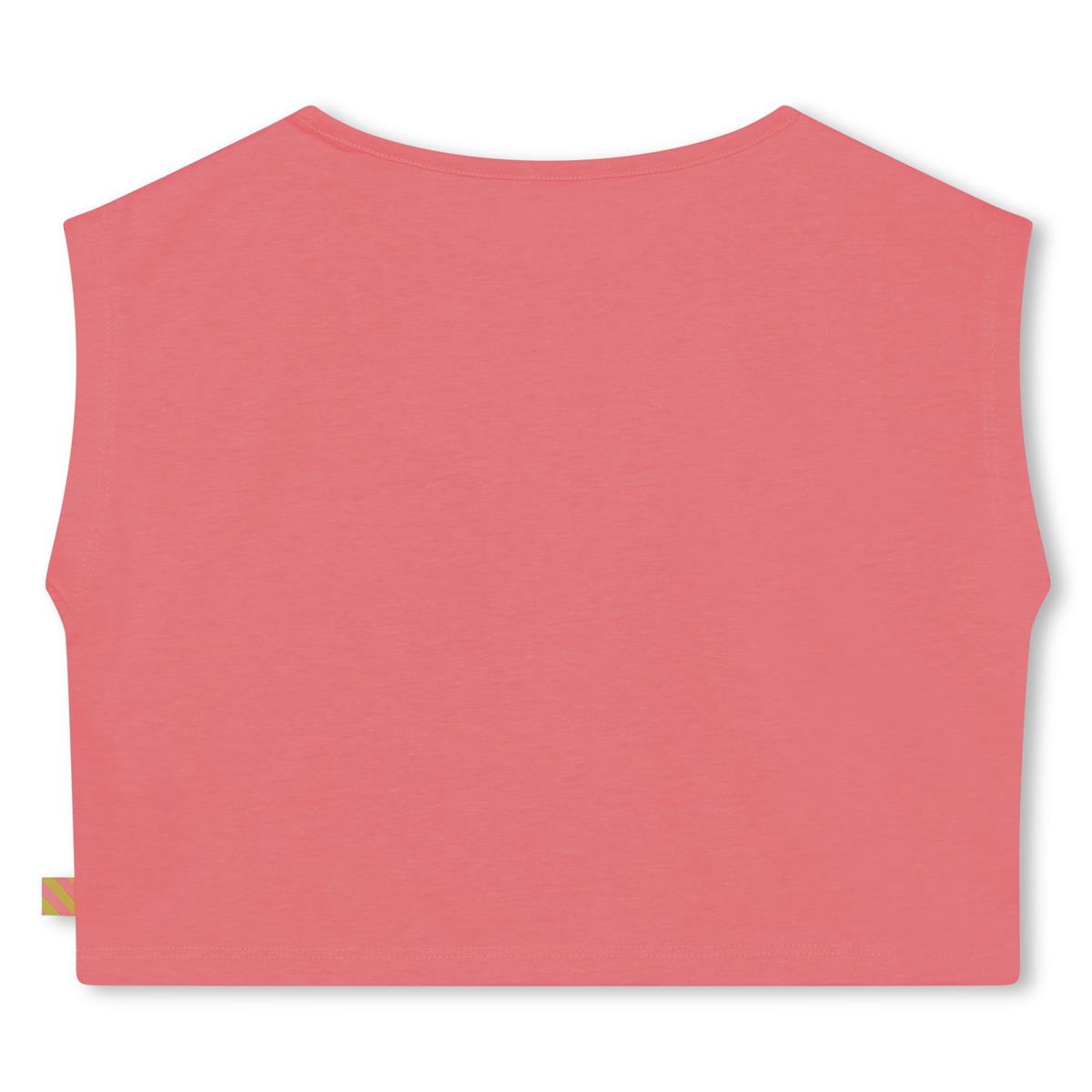 Girls Pink Printed T-Shirt