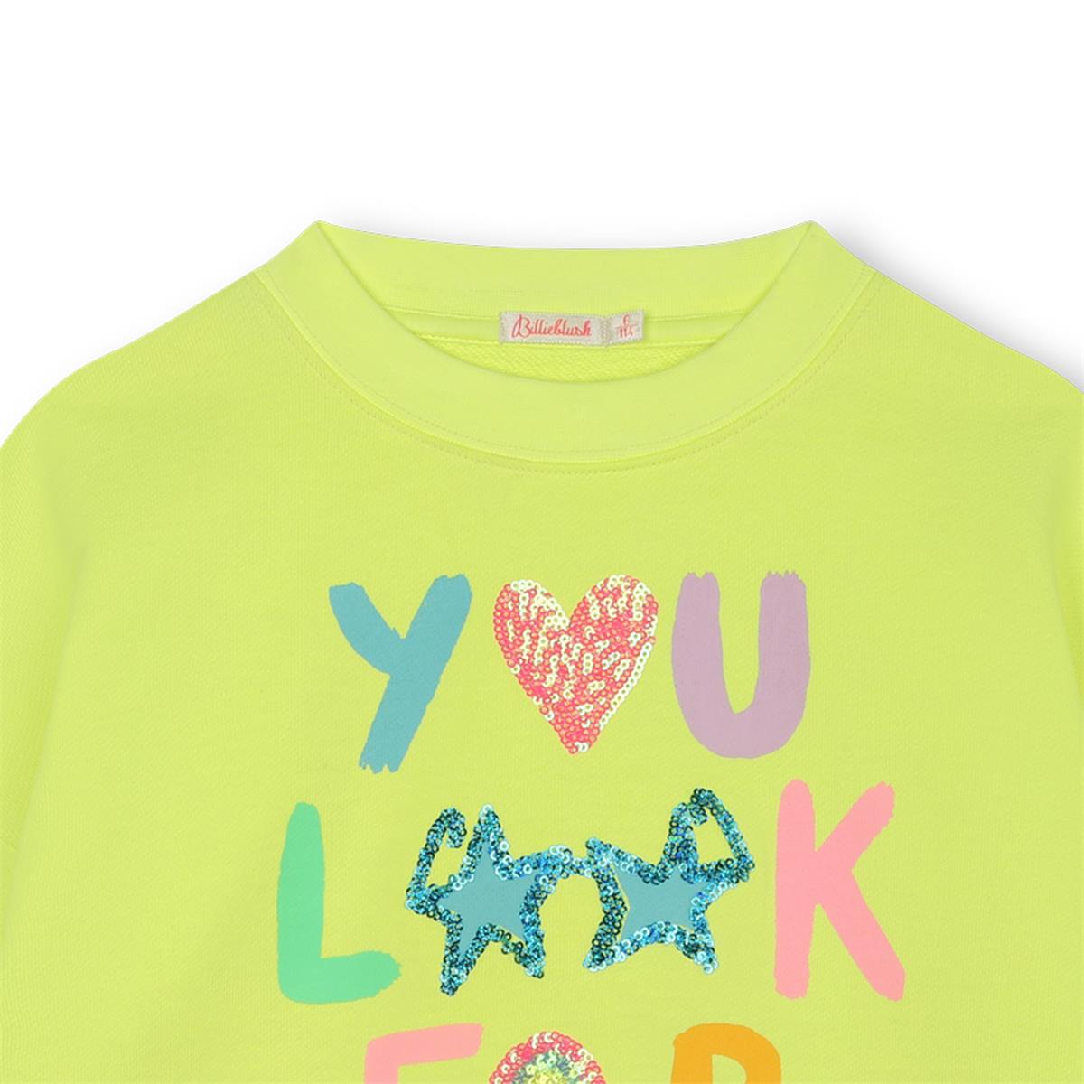 Girls Yellow Sweatshirt