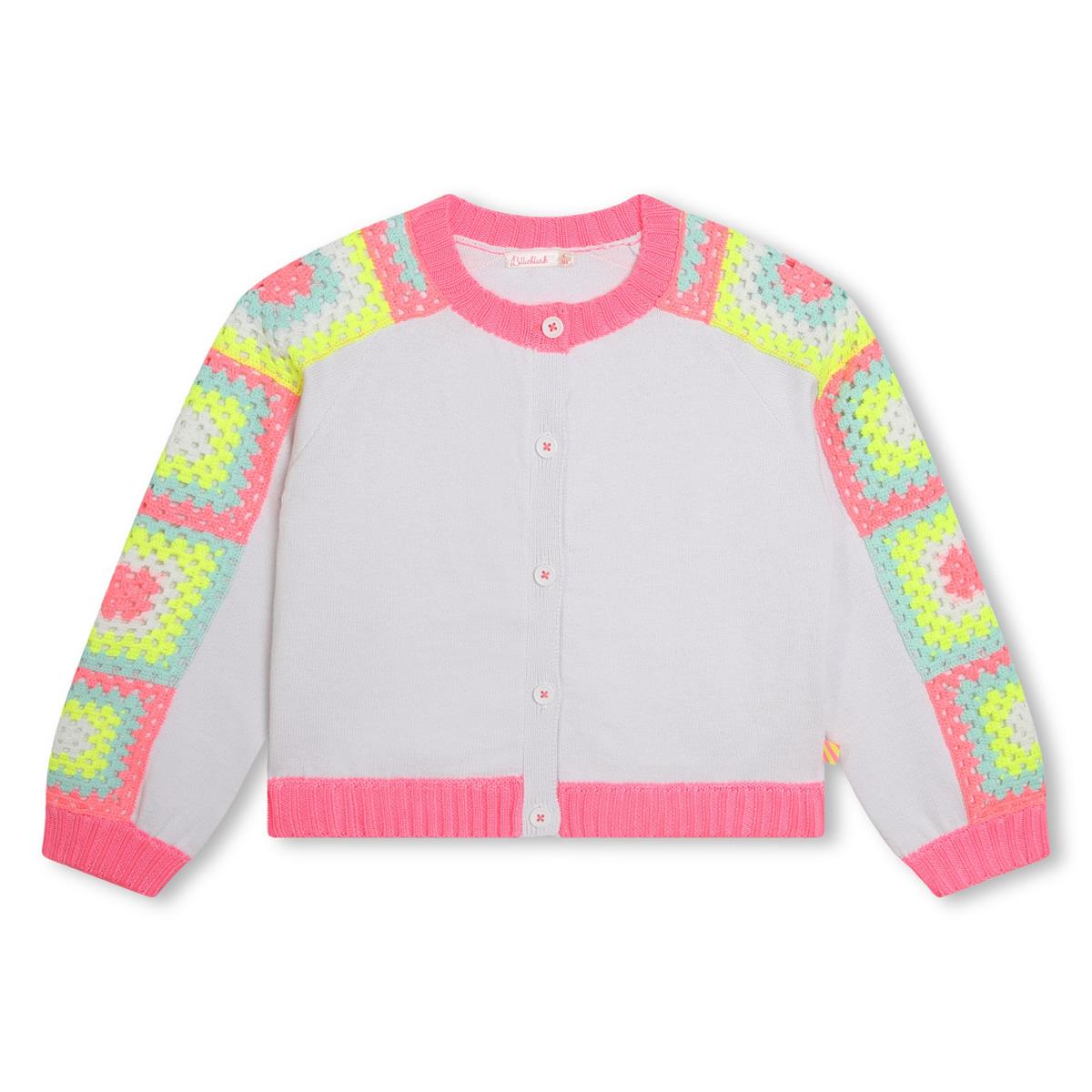 Girls White Cardigan