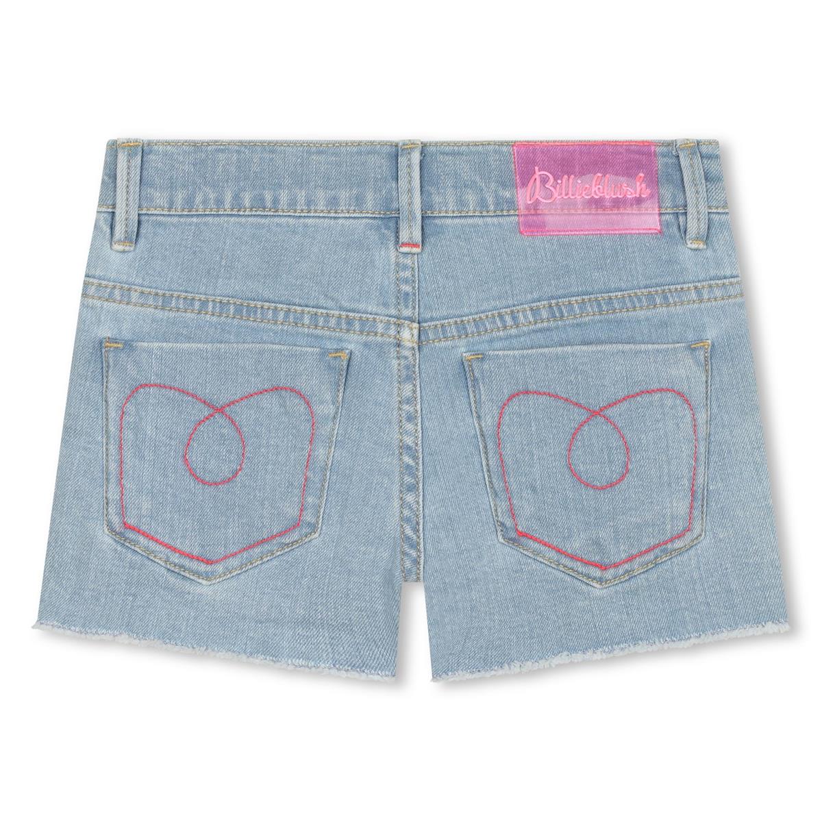 Girls Blue Denim Shorts