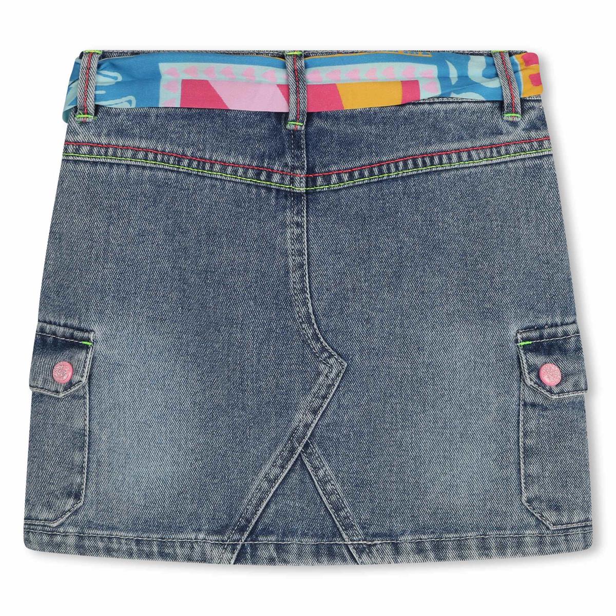 Girls Blue Denim Skirt