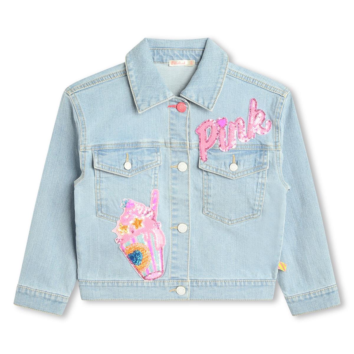 Girls Light Blue Denim Coat