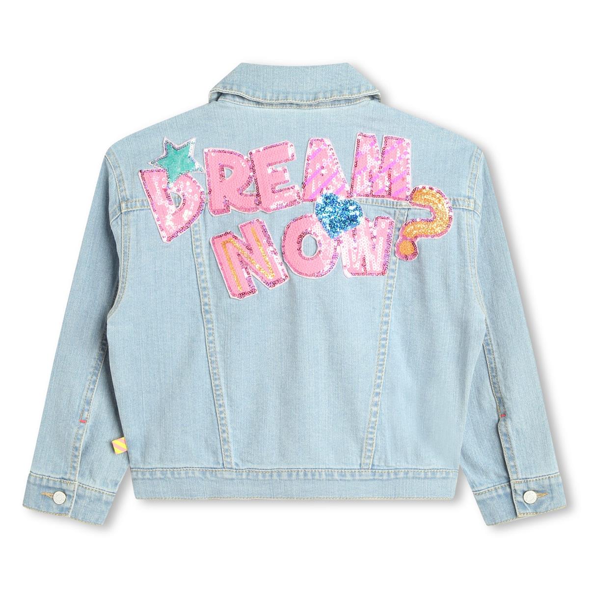 Girls Light Blue Denim Coat