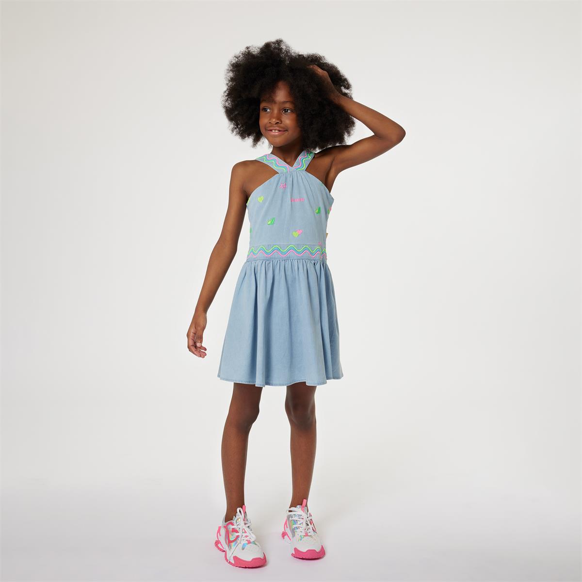 Girls Light Blue Dress