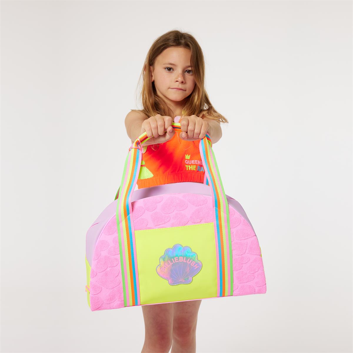 Girls Pink Handbag(26x42x16cm)