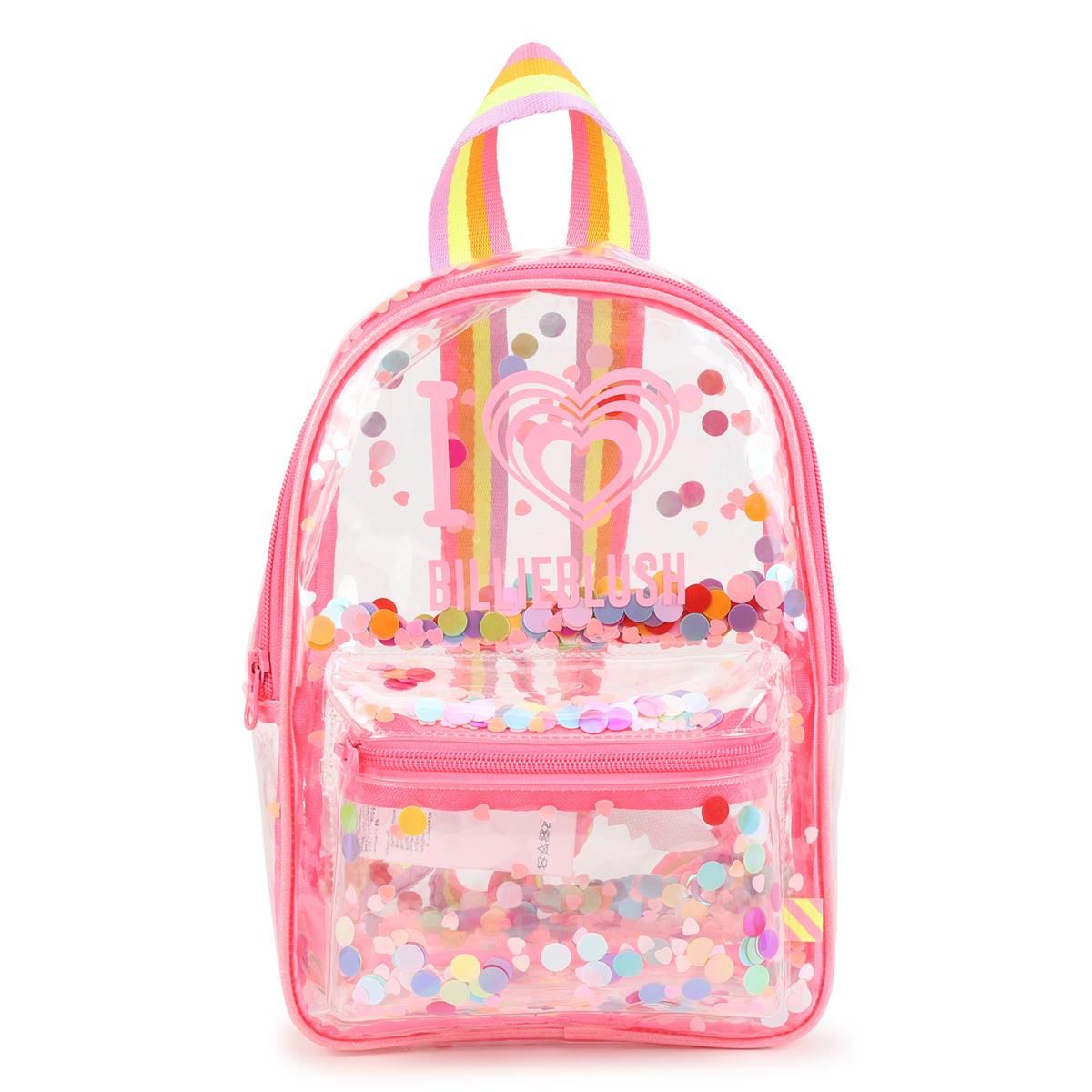 Girls Pink Backpack(27x18x10cm)