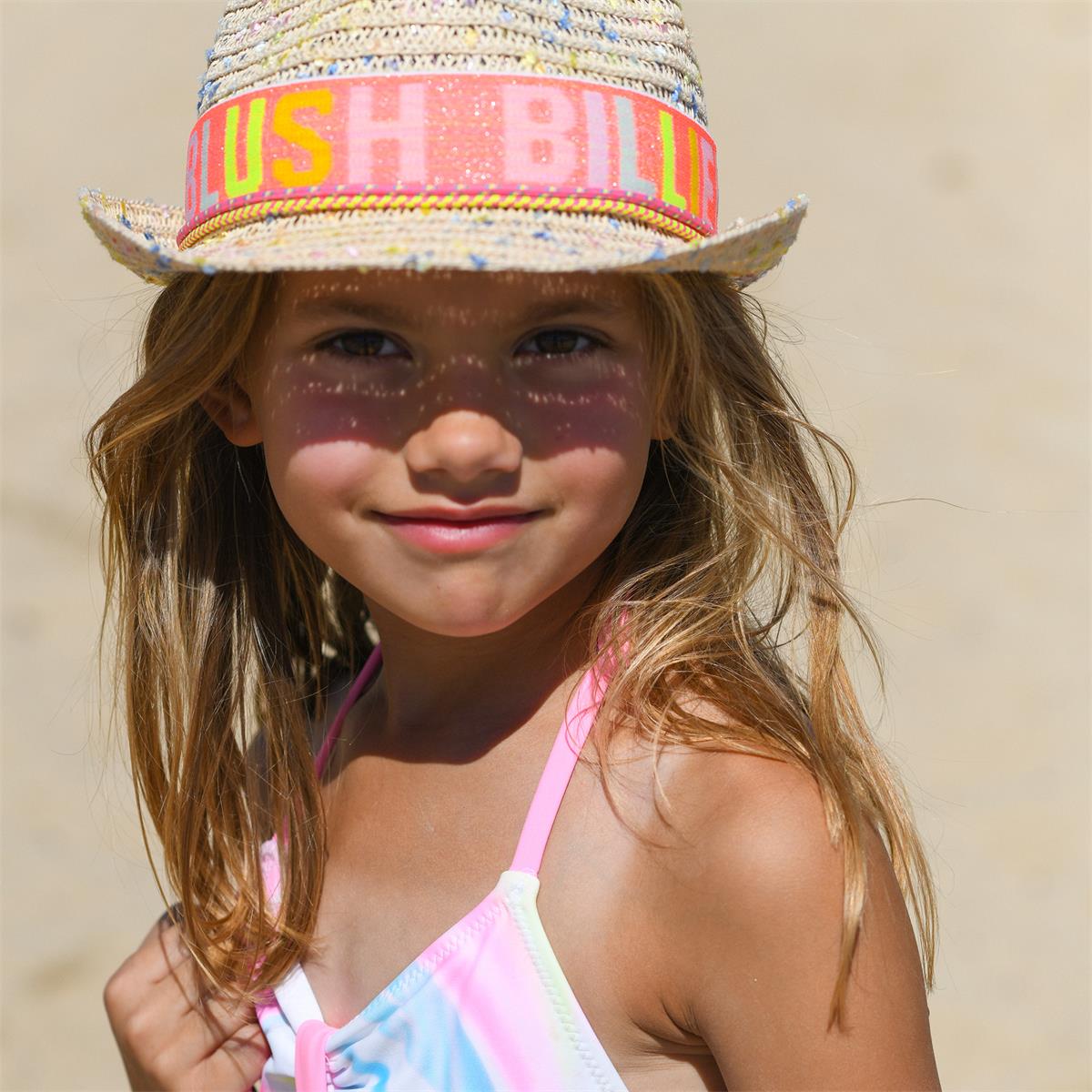Girls Beige Sun Hat