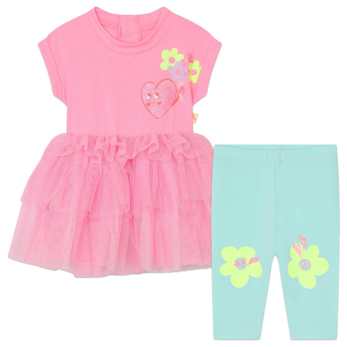 Baby Girls Pink Dress Set