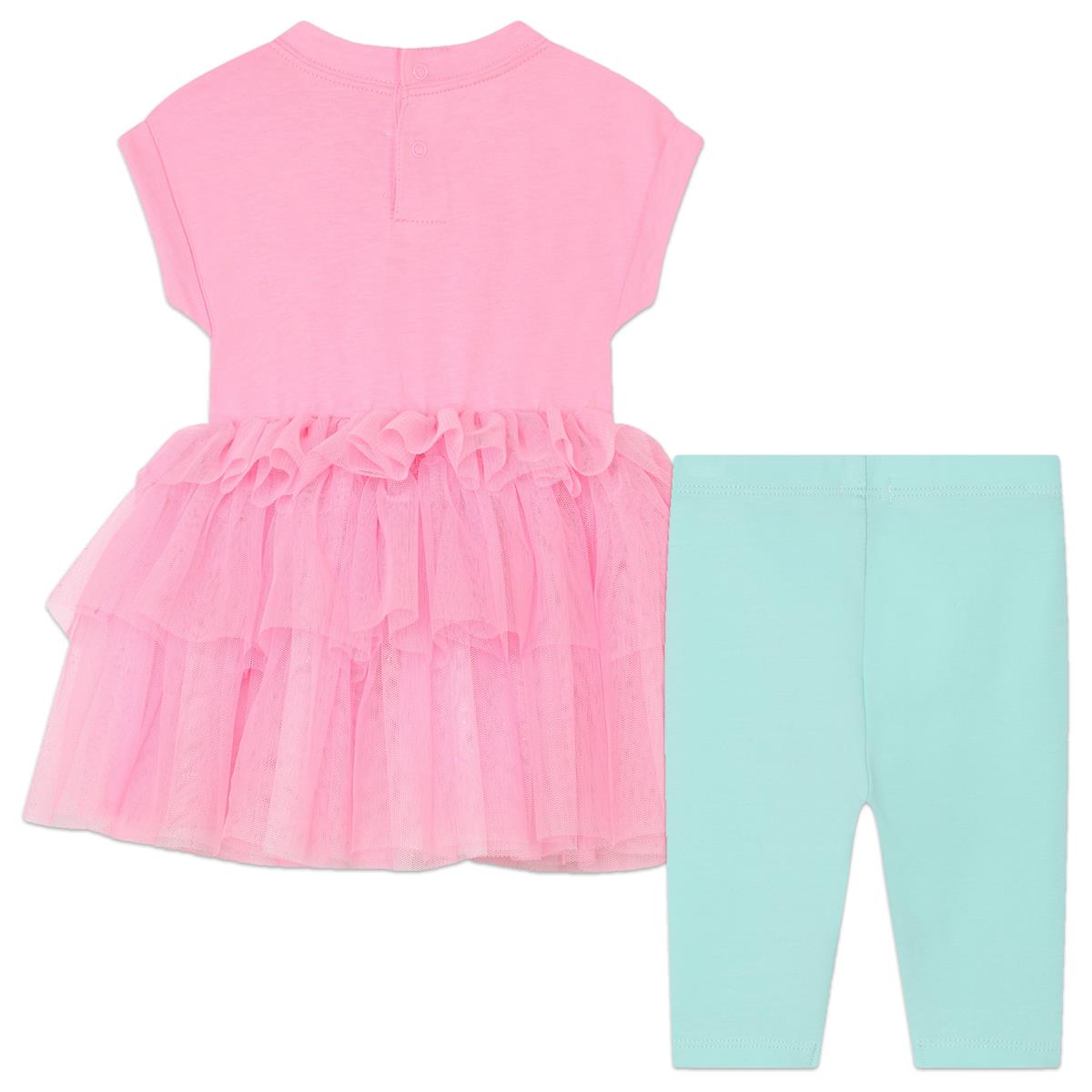 Baby Girls Pink Dress Set