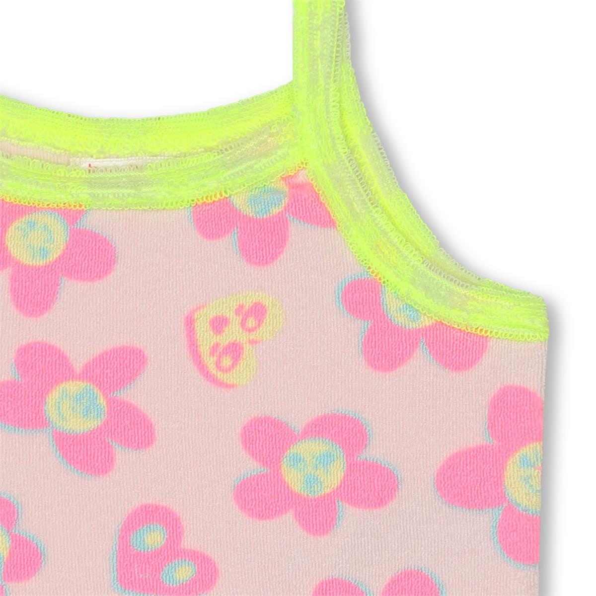 Baby Girls Light Pink Flower Vest