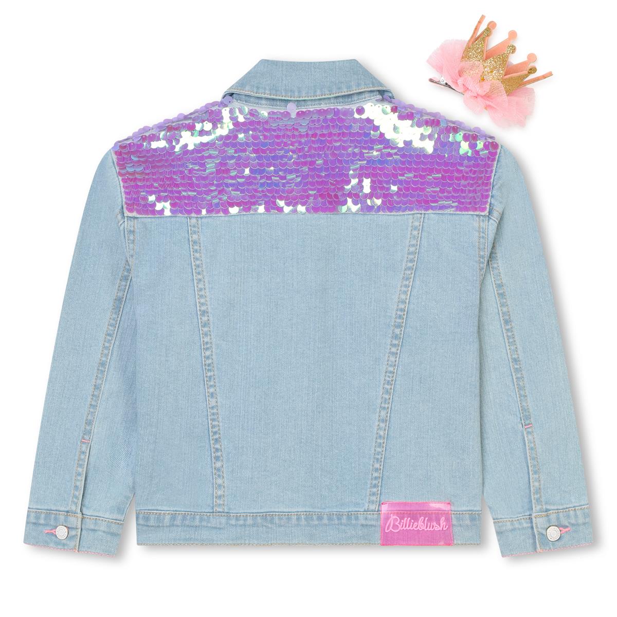 Girls Blue Denim Coat