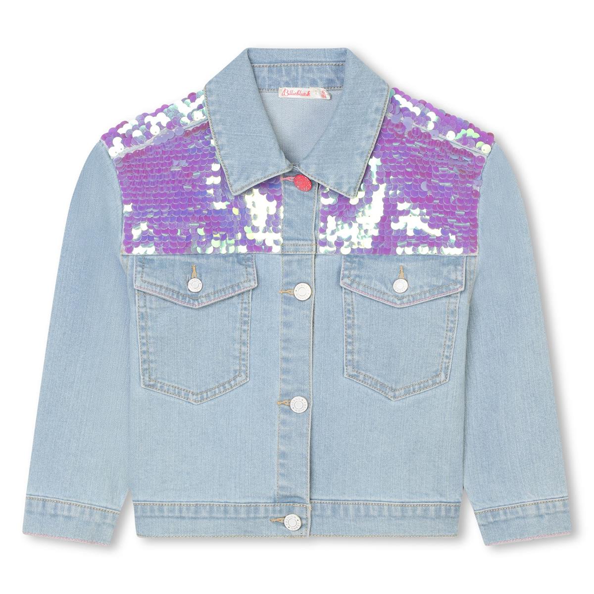 Girls Blue Denim Coat