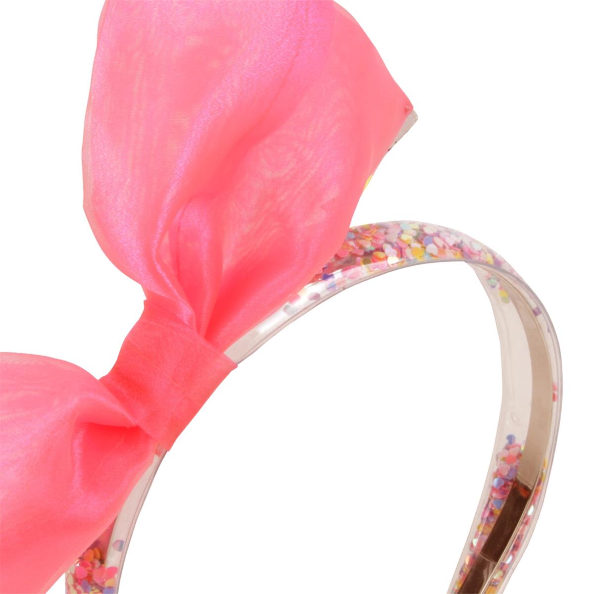 Girls Pink Bow Headband
