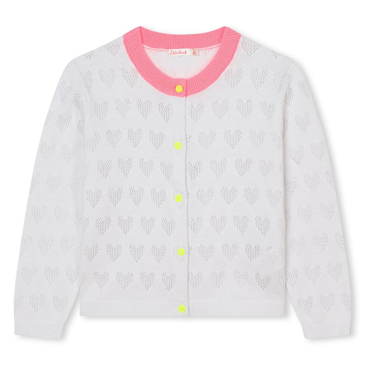 Girls White Cardigan