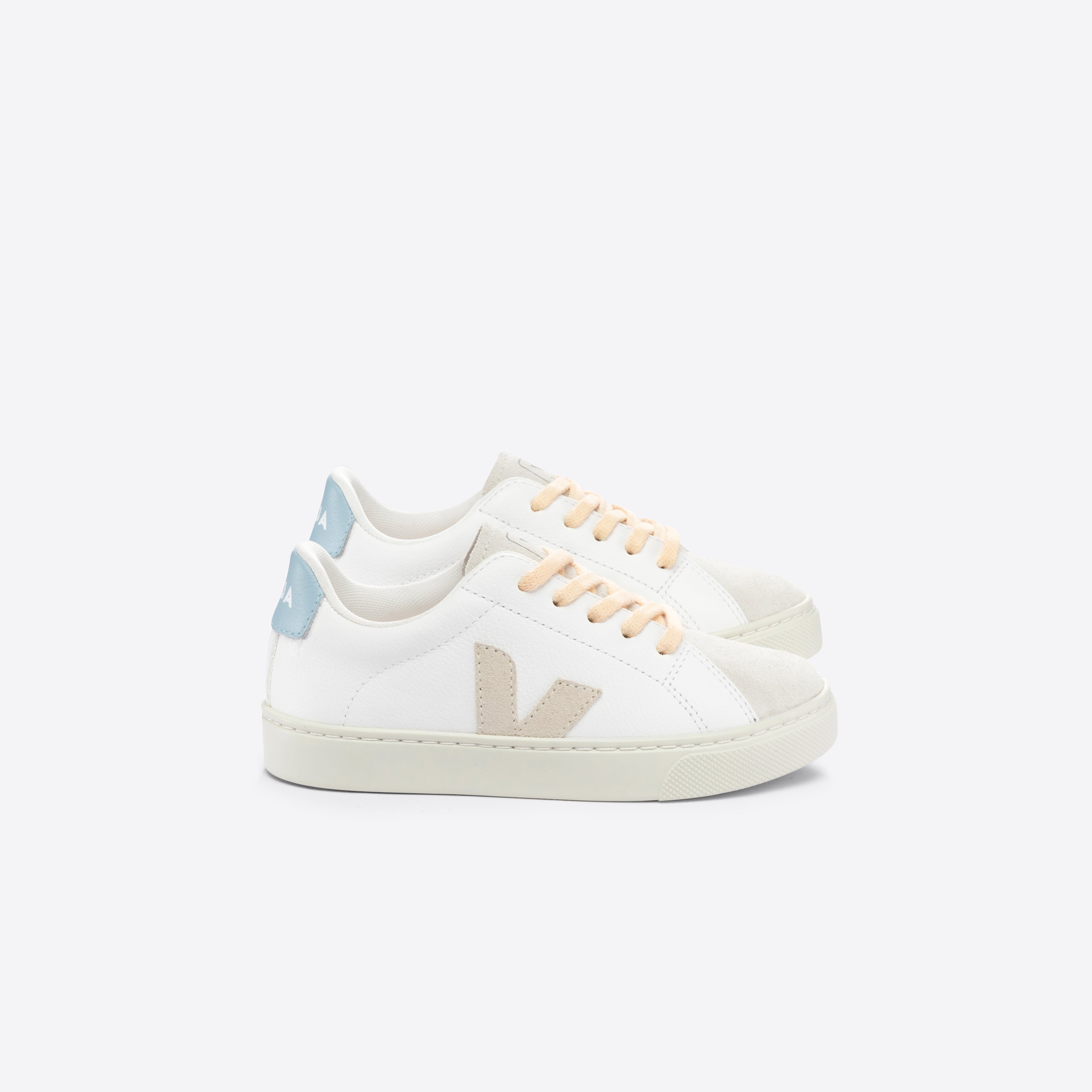 Boys & Girls White "ESPLAR LACES" Shoes