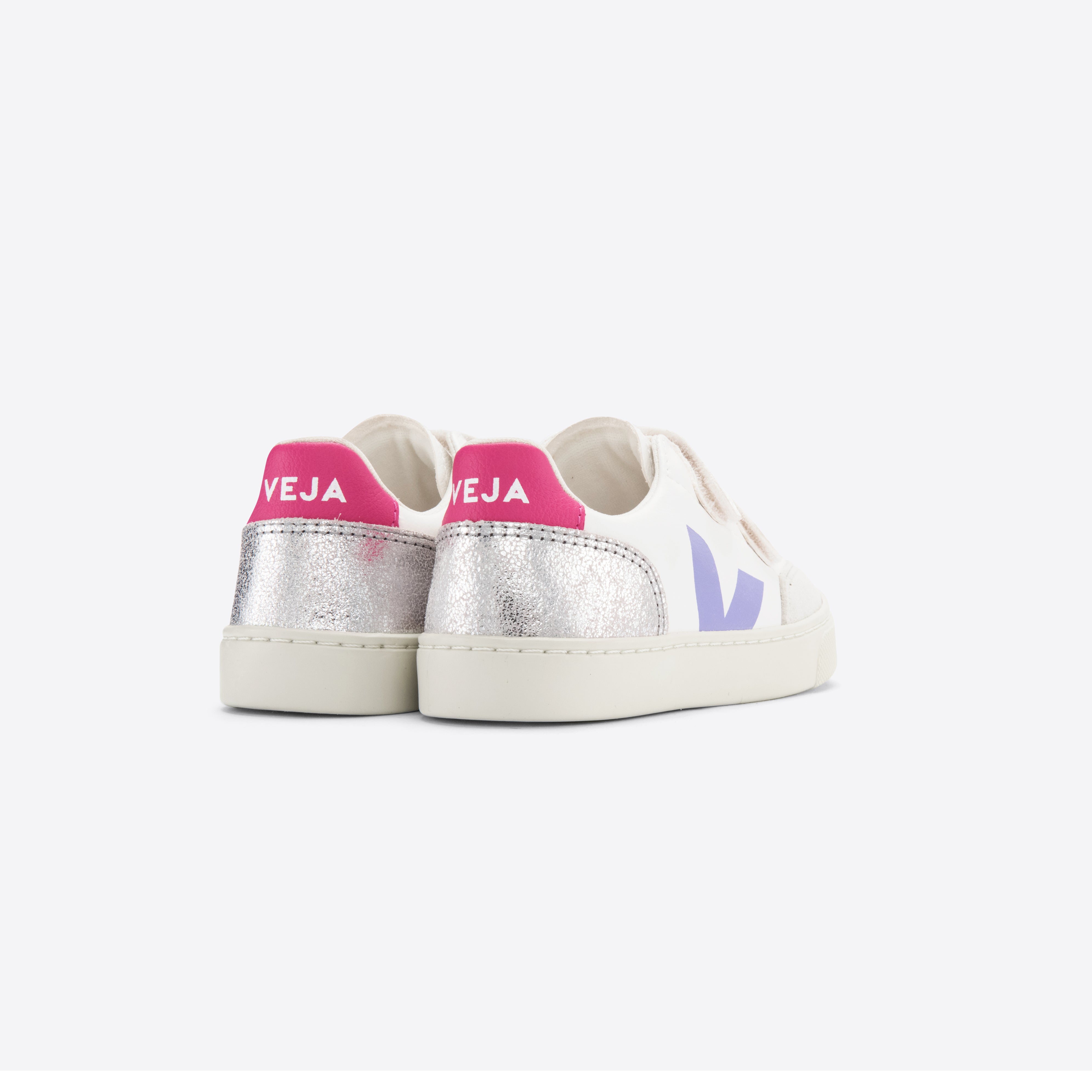 Boys & Girls White "V-12" Shoes