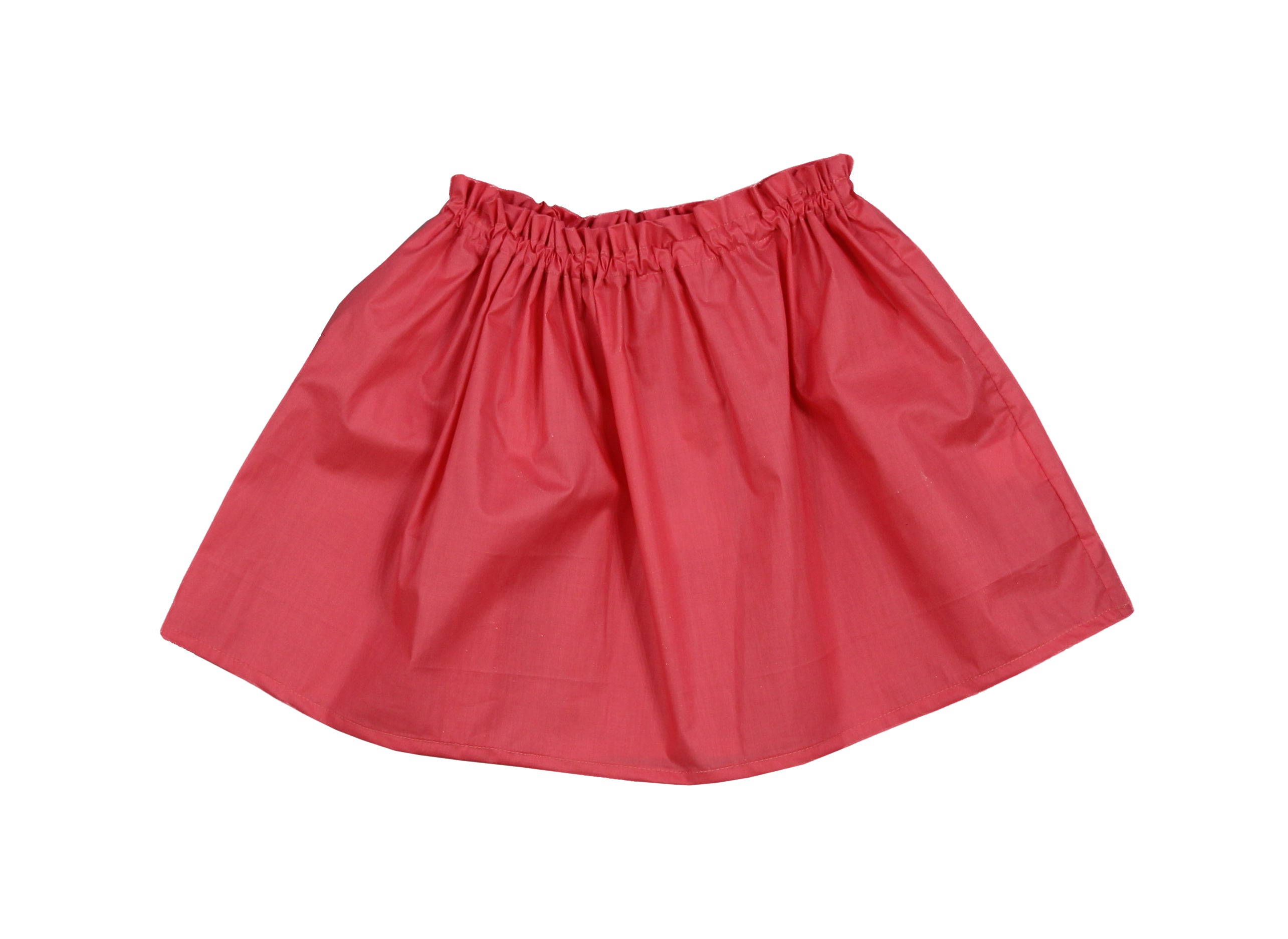 Girls Pink Cotton Skirt