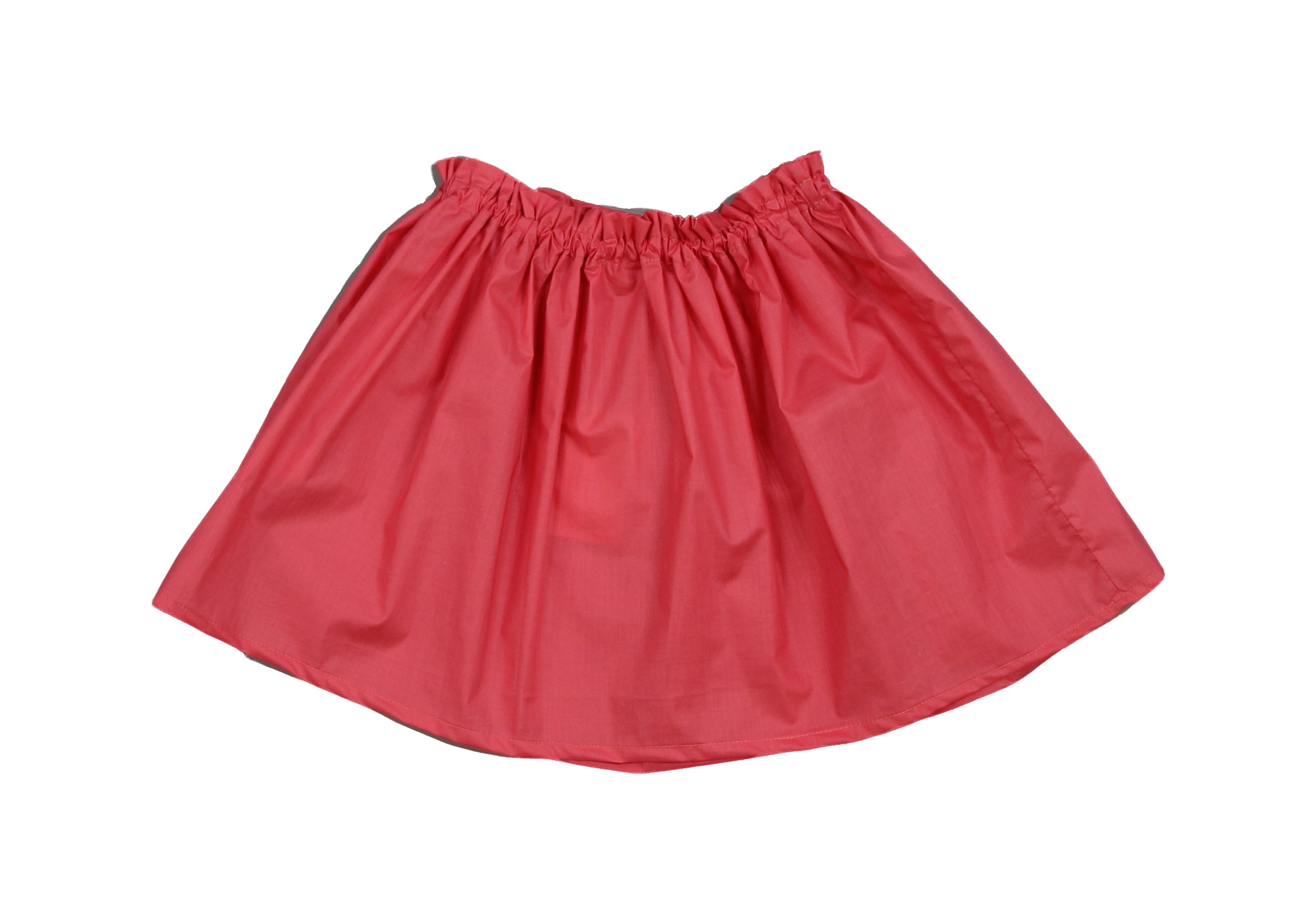 Girls Pink Cotton Skirt