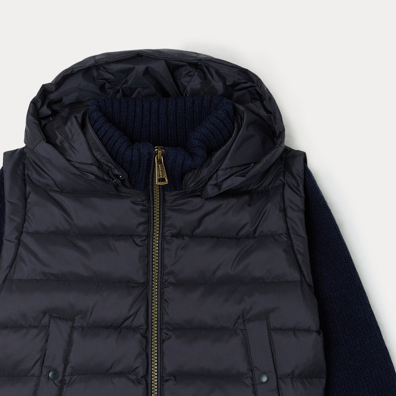 Girls Navy Hooded Jacket