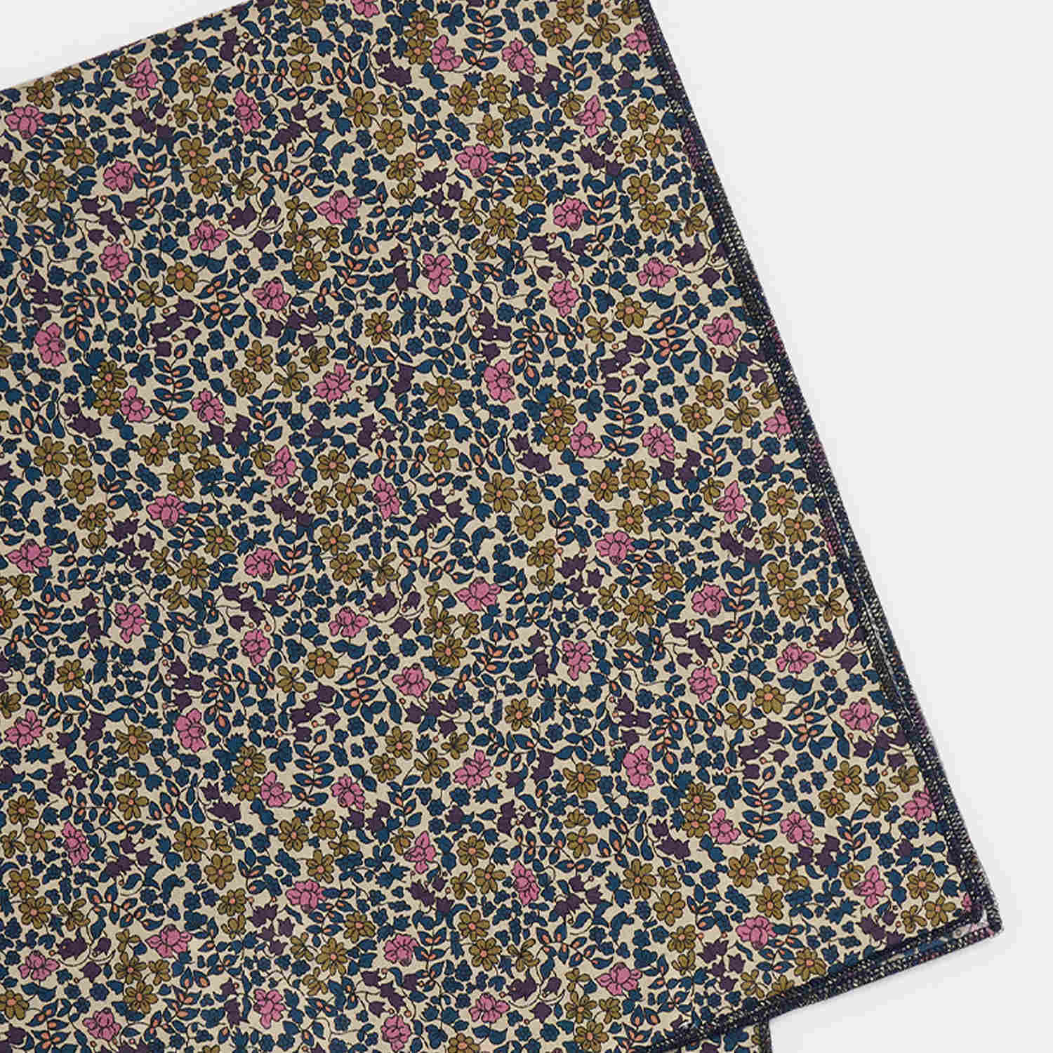 Girls Multicolor Floral Cotton Scarf