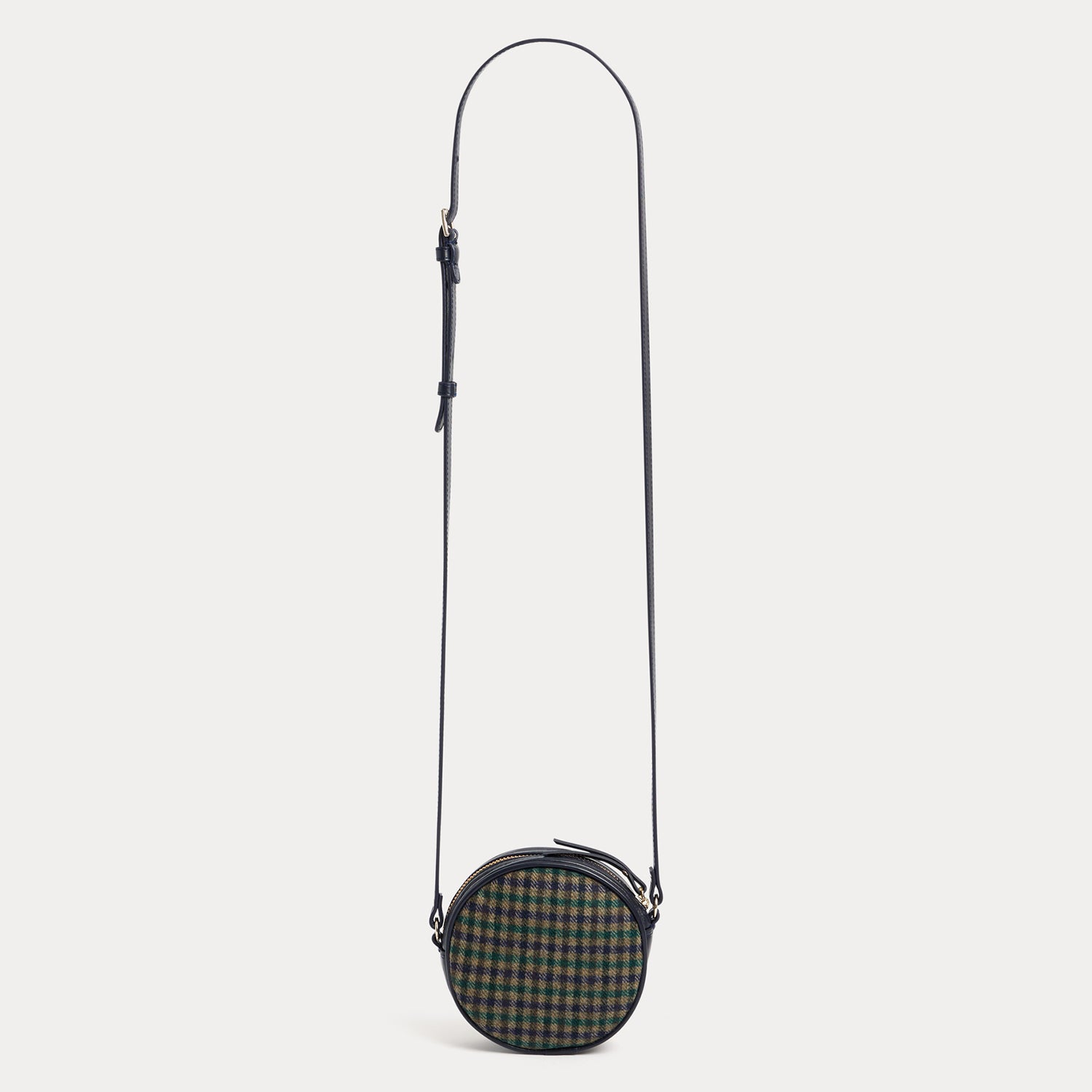 Girls Khaki Check Logo Shoulder Bag