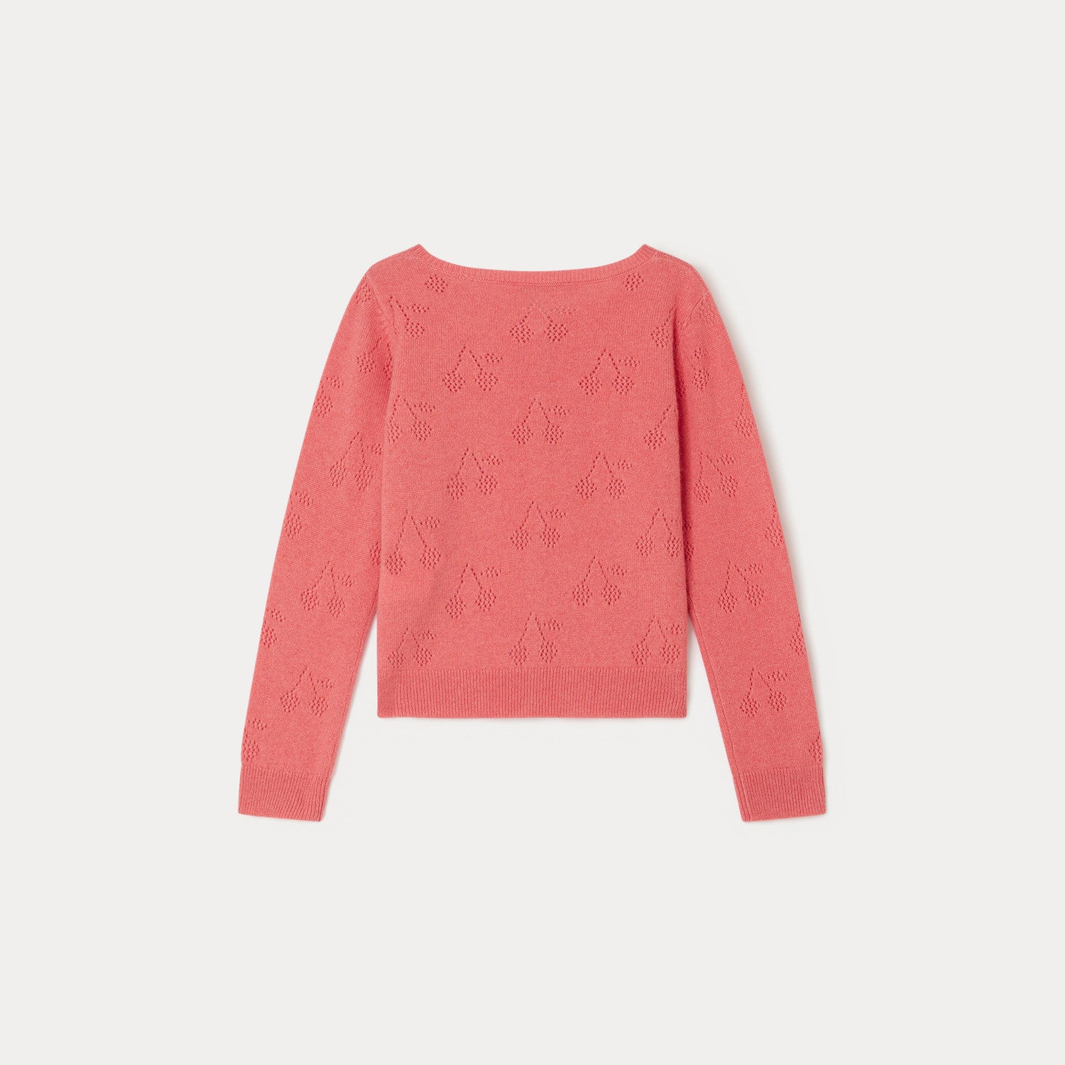 Girls Pink Cashmere Cardigan