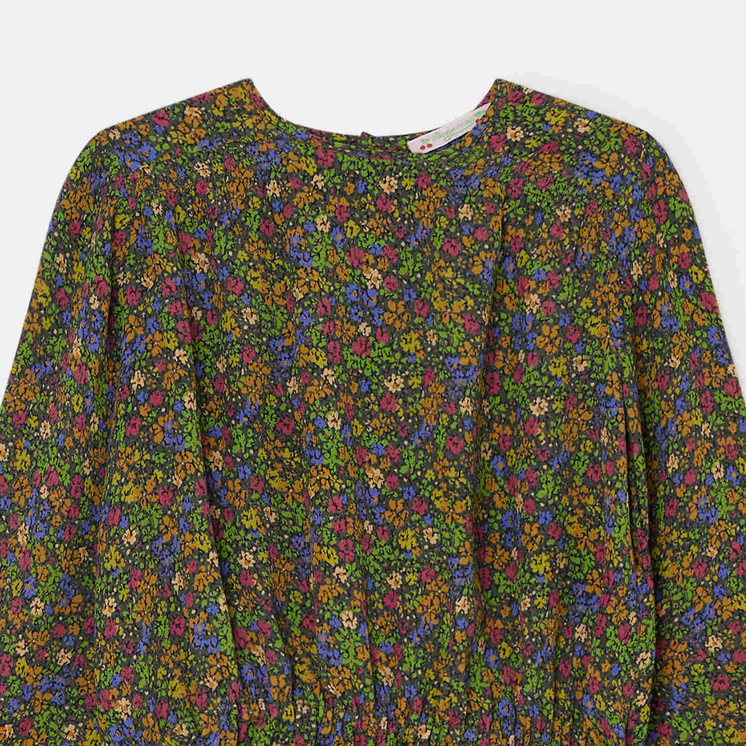 Girls Multicolor Floral Dress