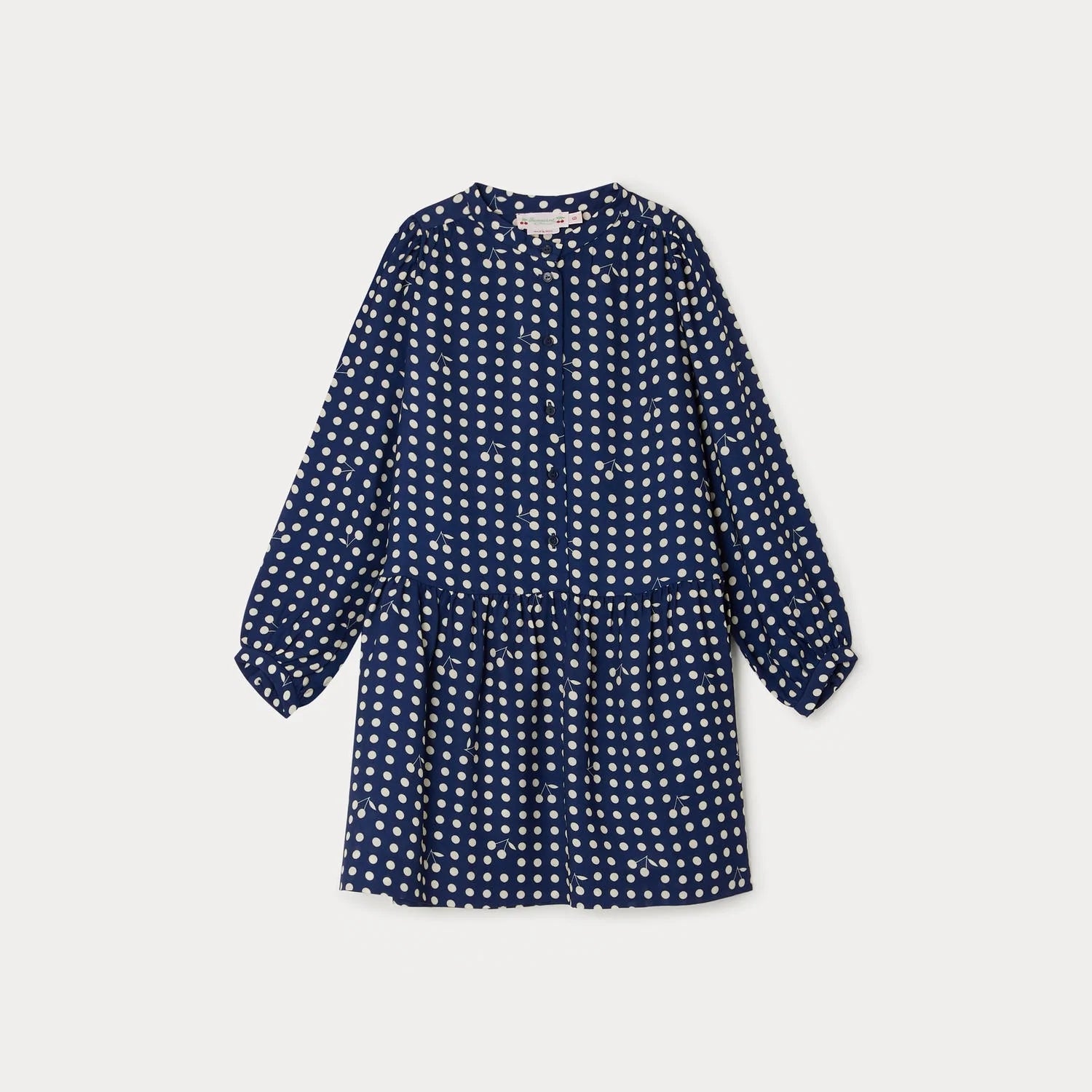 Girls Blue Dots Dress