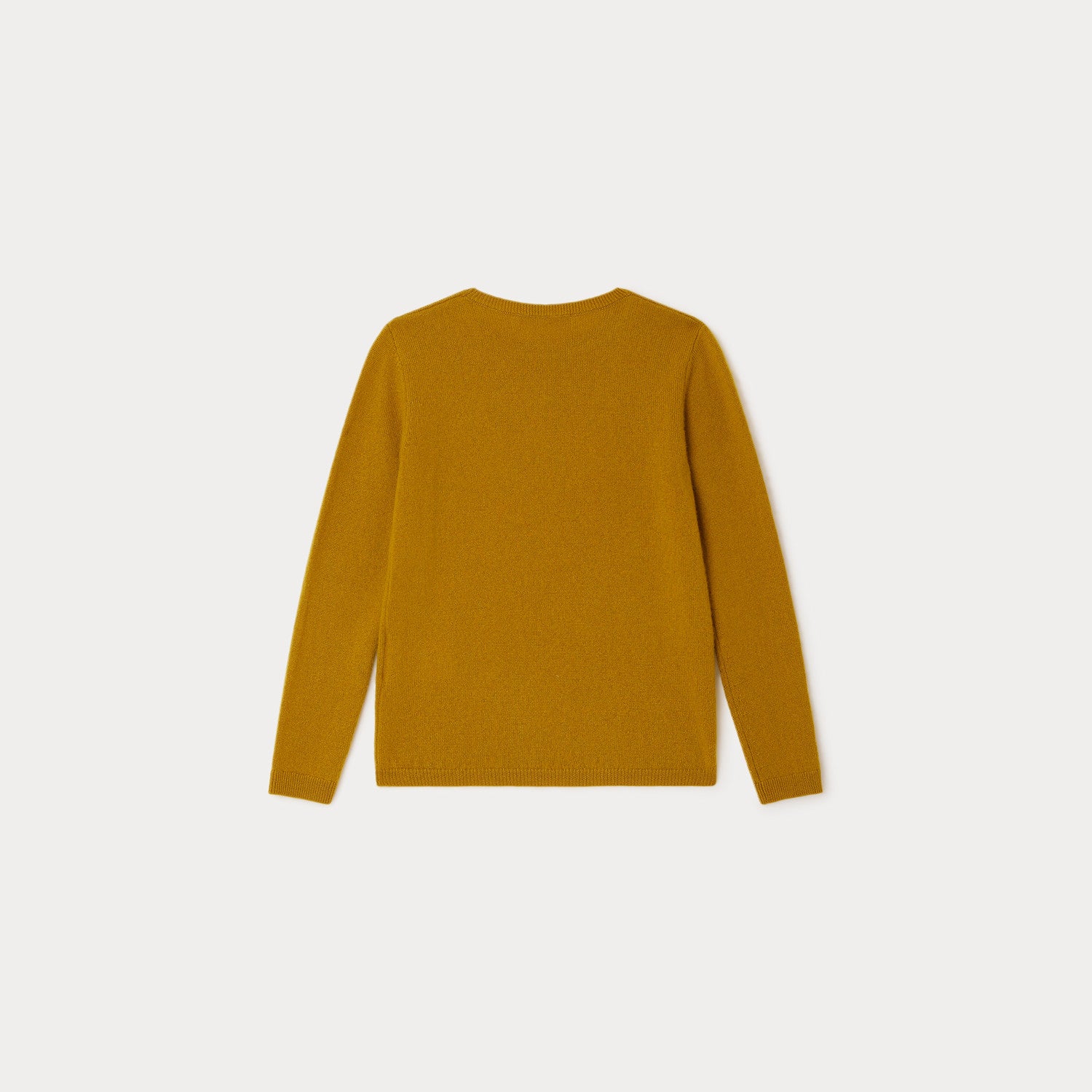 Girls Turmeric Logo Cashmere Sweater