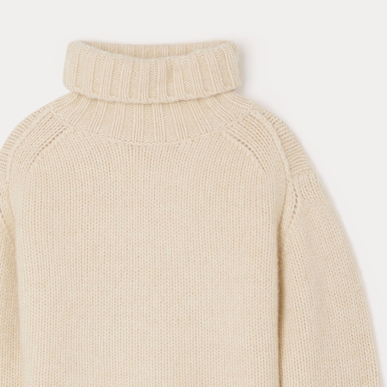 Girls Ivory Cashmere Sweater