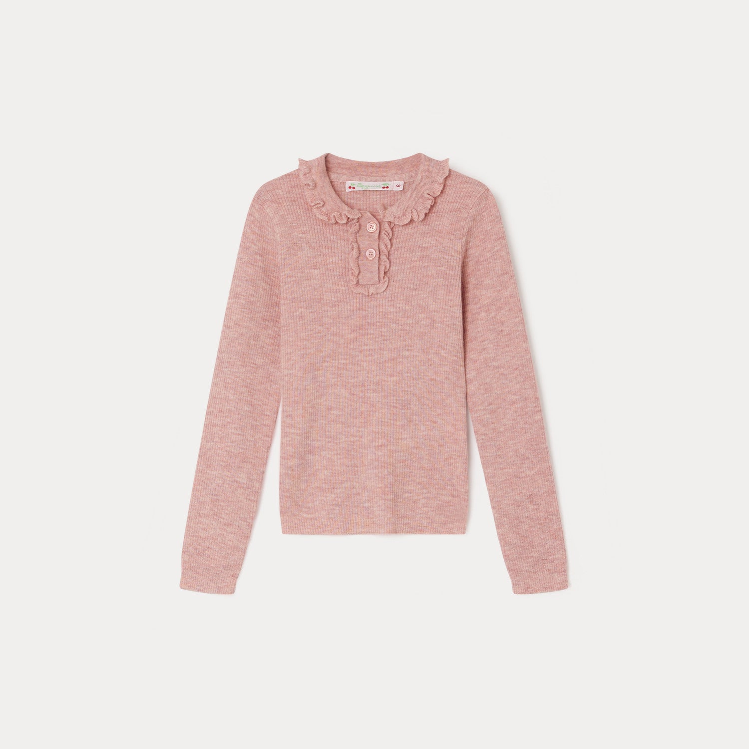 Girls Pink Wool Sweater