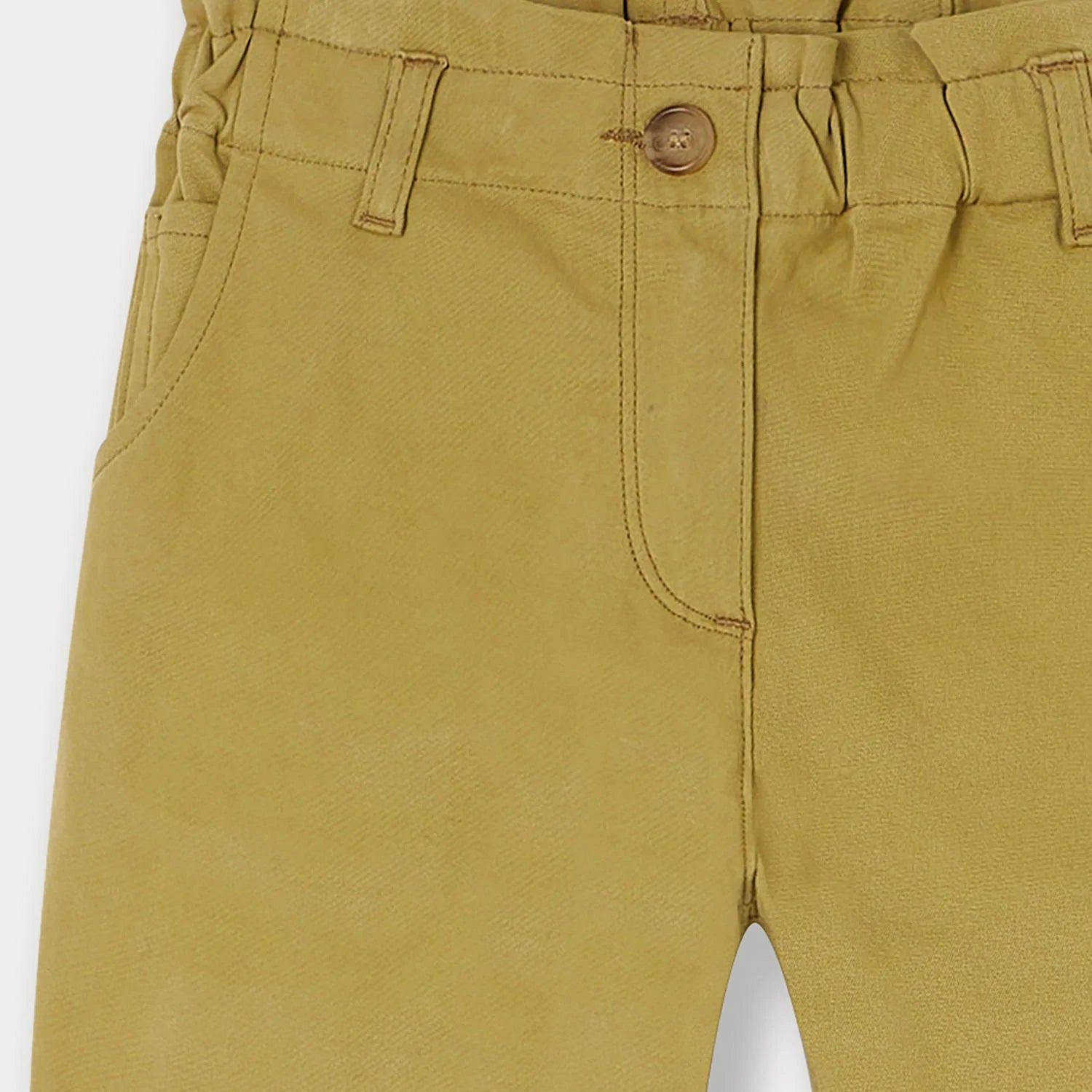 Girls Yellow Trousers