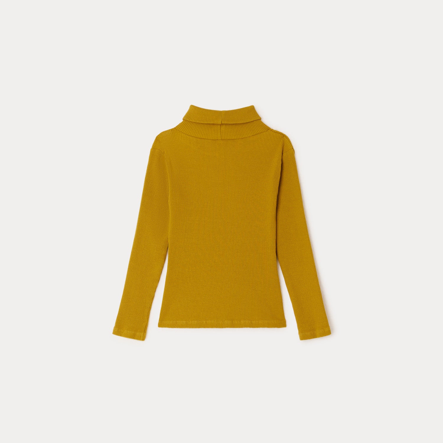 Girls Mustard Cotton T-Shirt