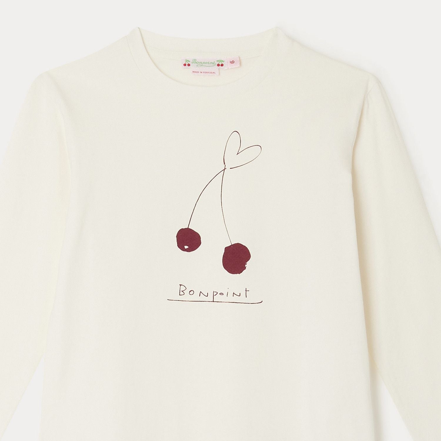 Girls White Logo Cotton T-Shirt