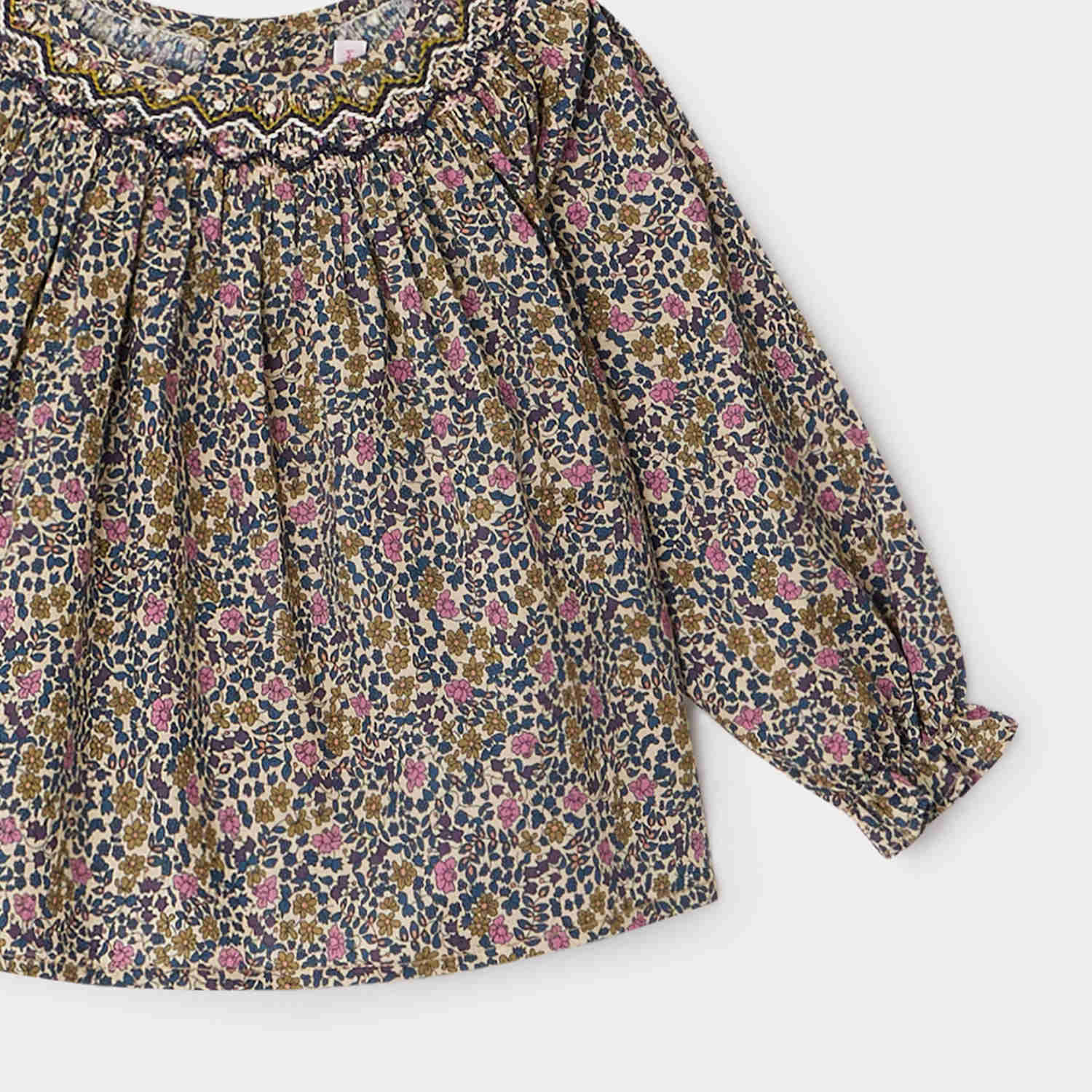 Baby Girls Multicolor Floral Top