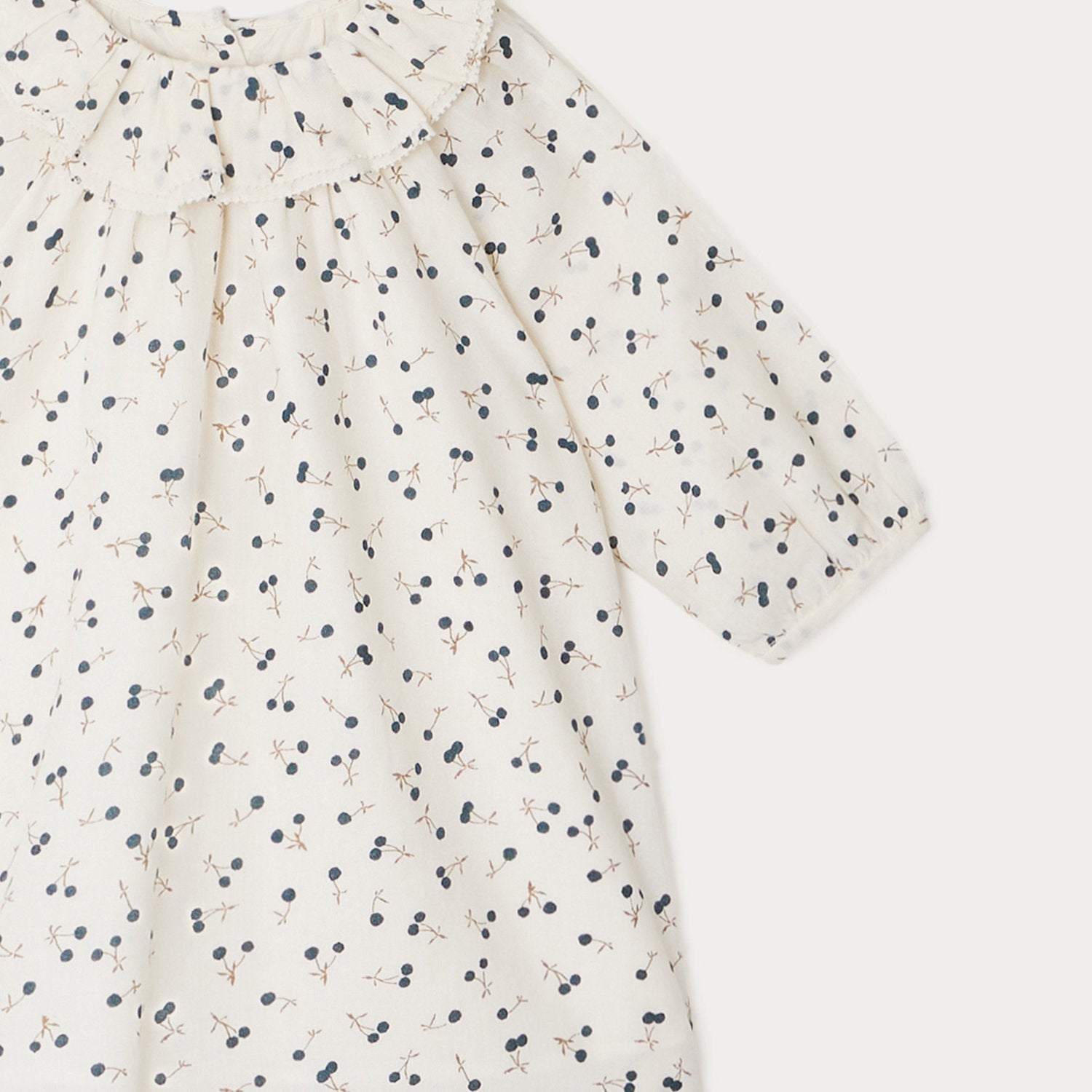 Baby Girls White Logo Cotton Dress