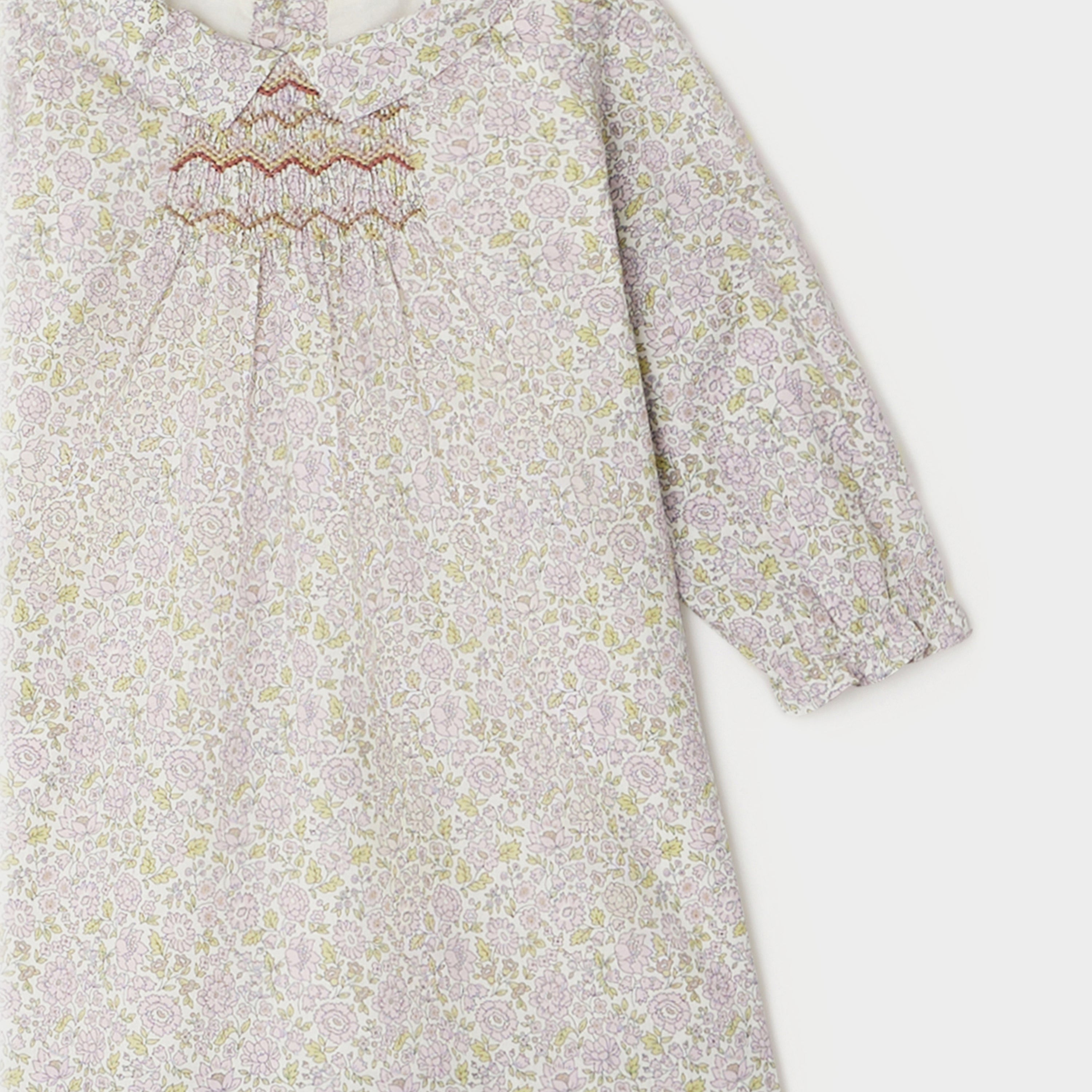 Baby Girls Light Pink Floral Dress