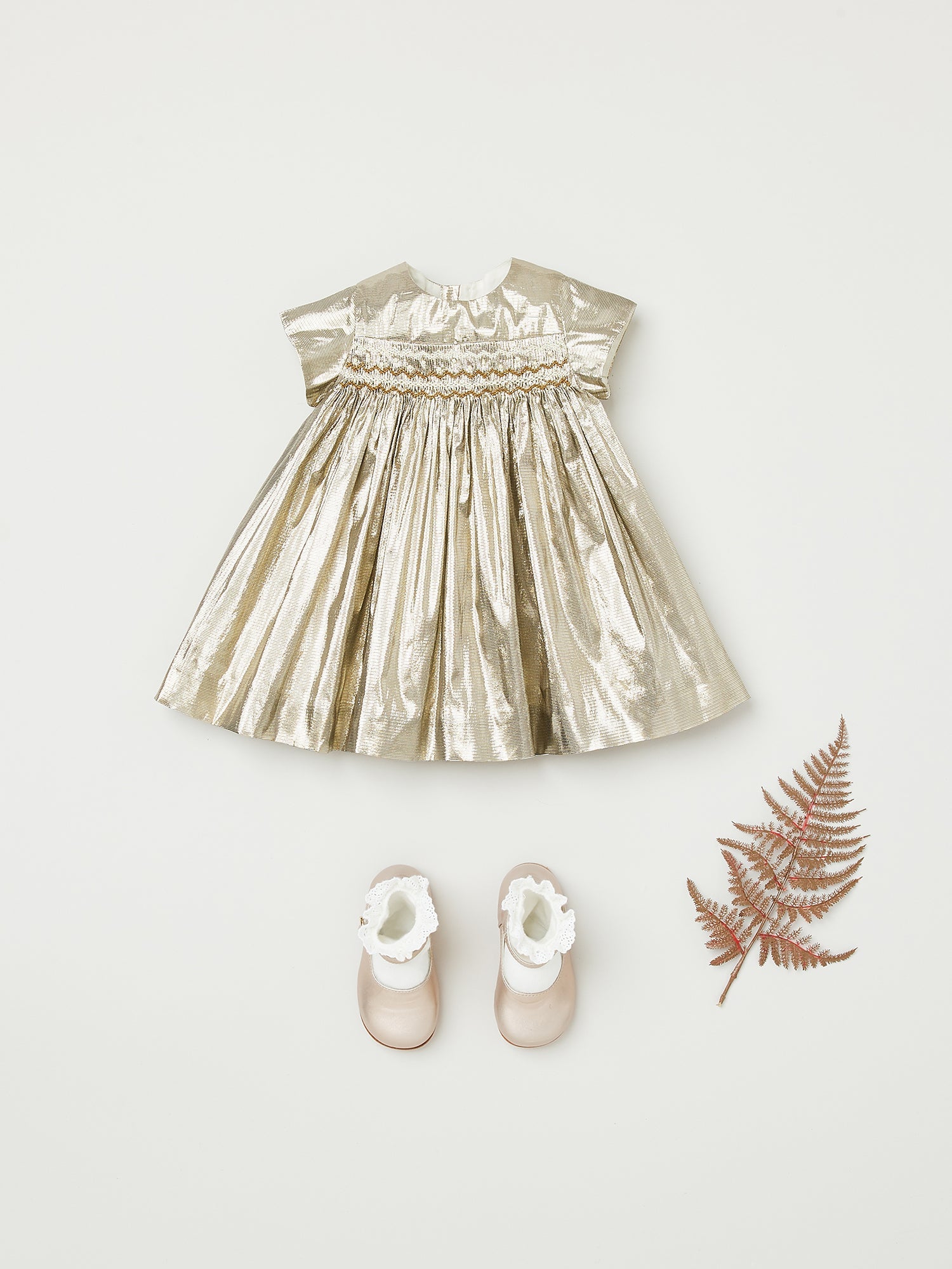 Baby Girls Champagne Dress