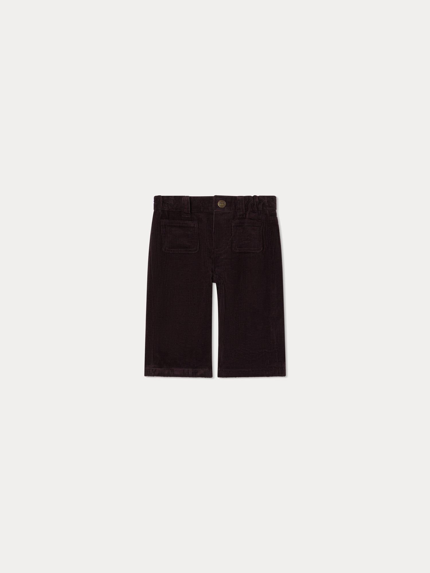 Baby Girls Maroon Corduroy Trousers