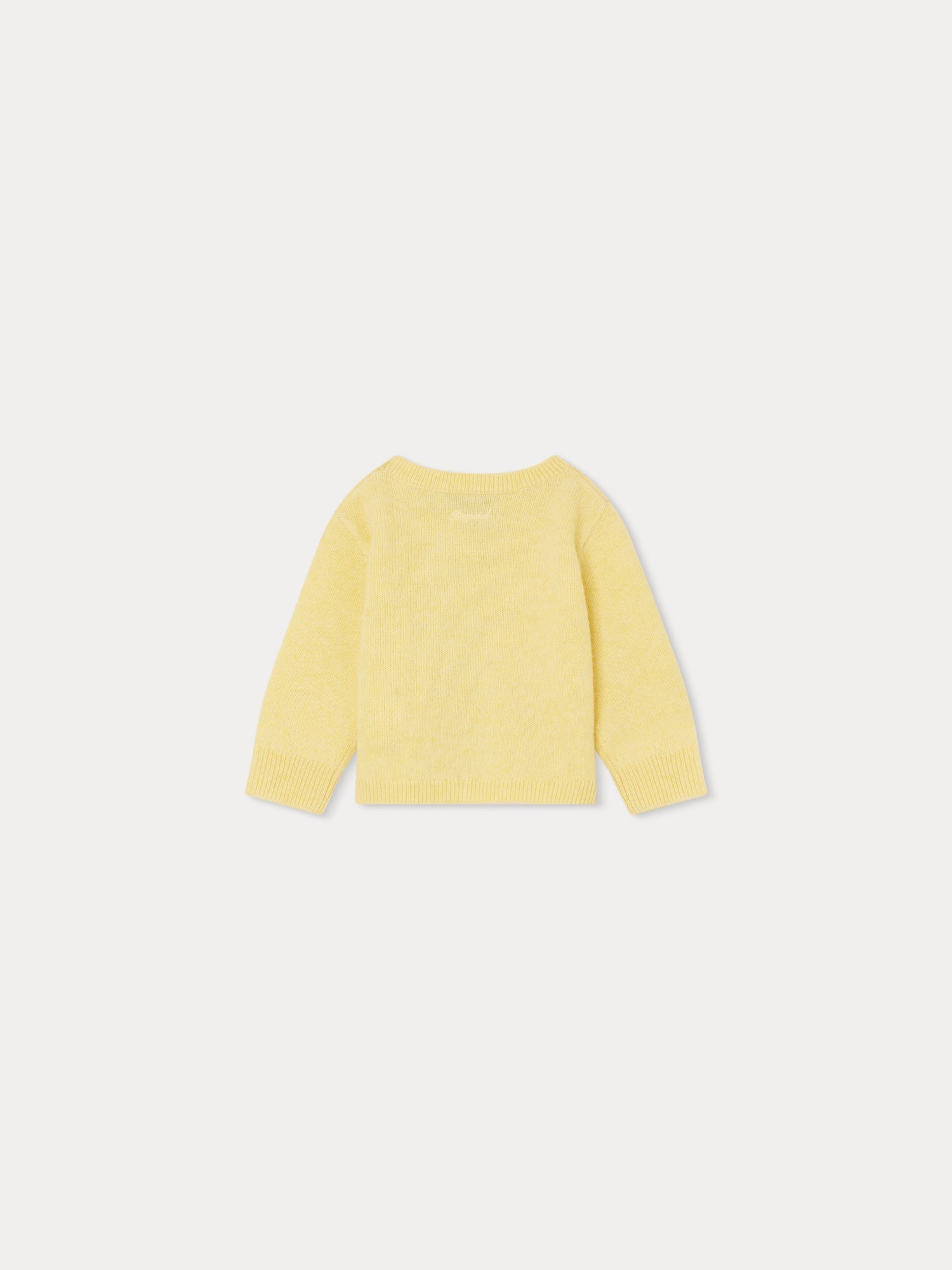 Baby Girls Yellow Wool Cardigan