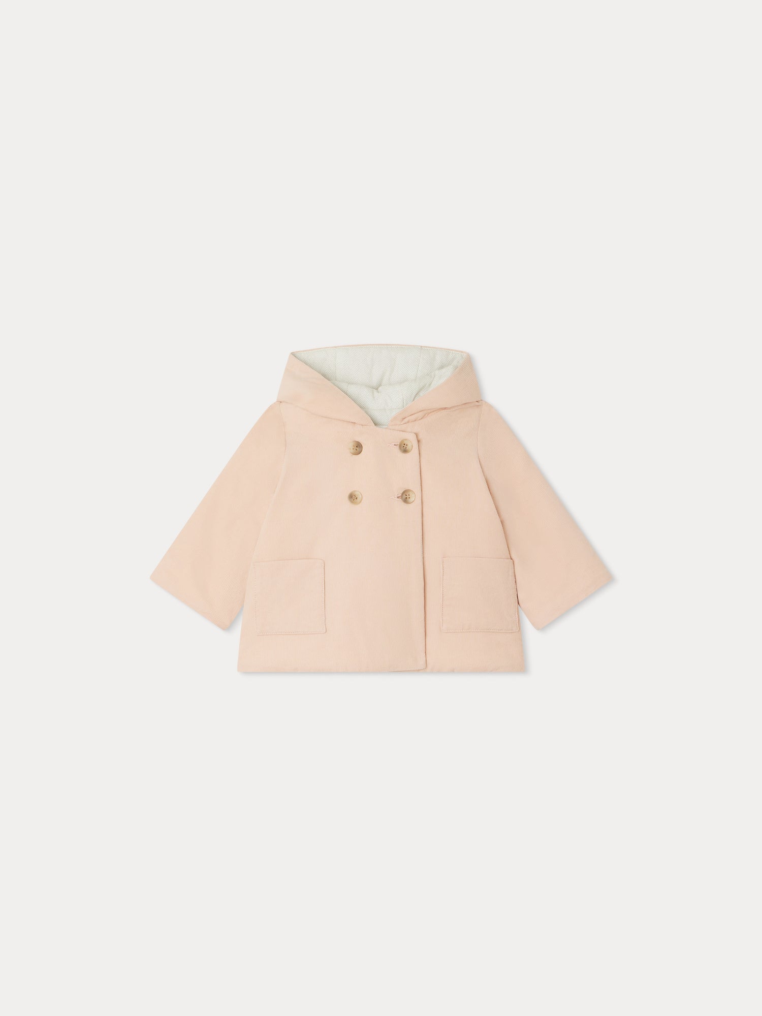 Baby Girls Pink Corduroy Coat