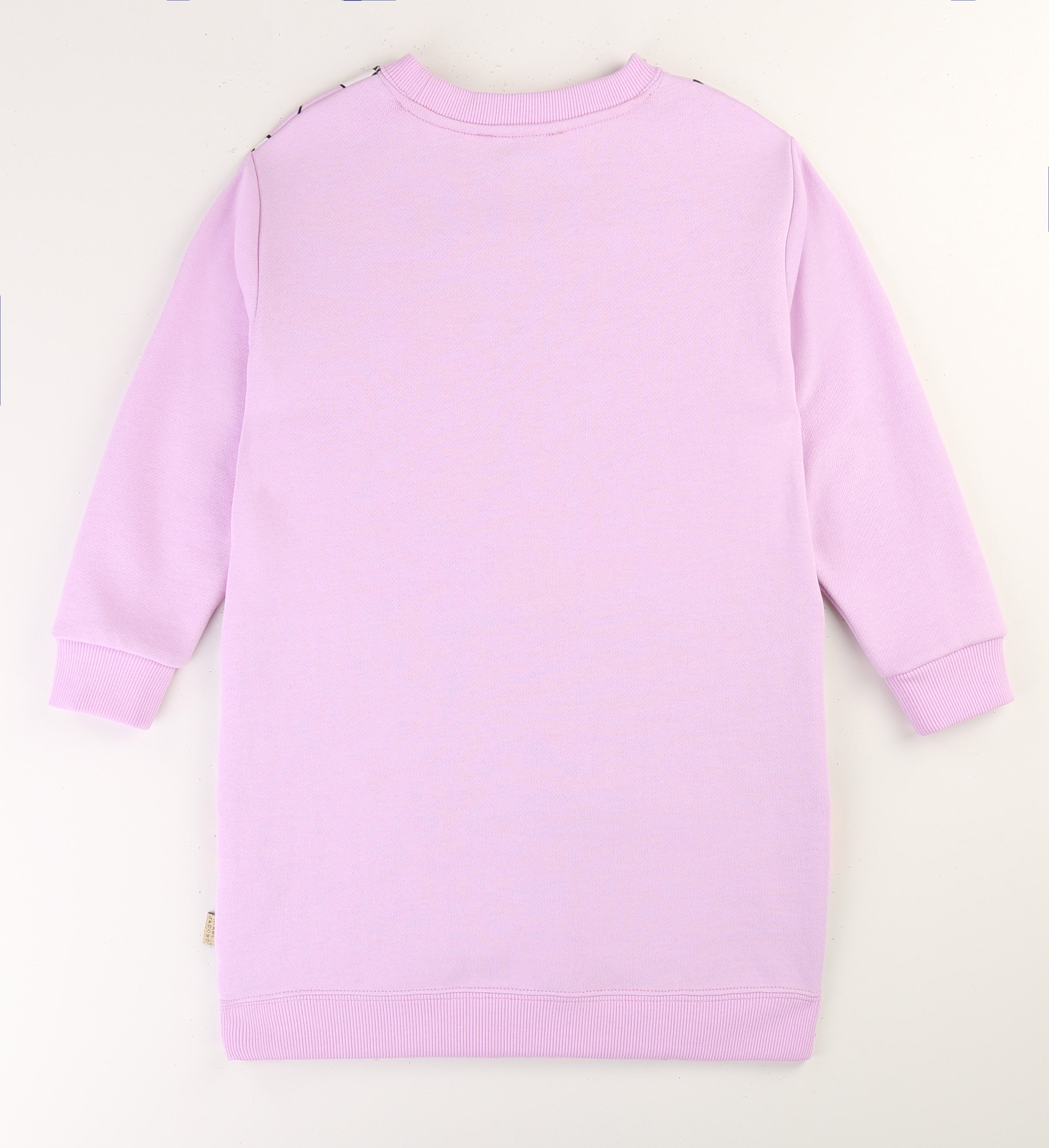 Girls Pink Printing Cotton Dress