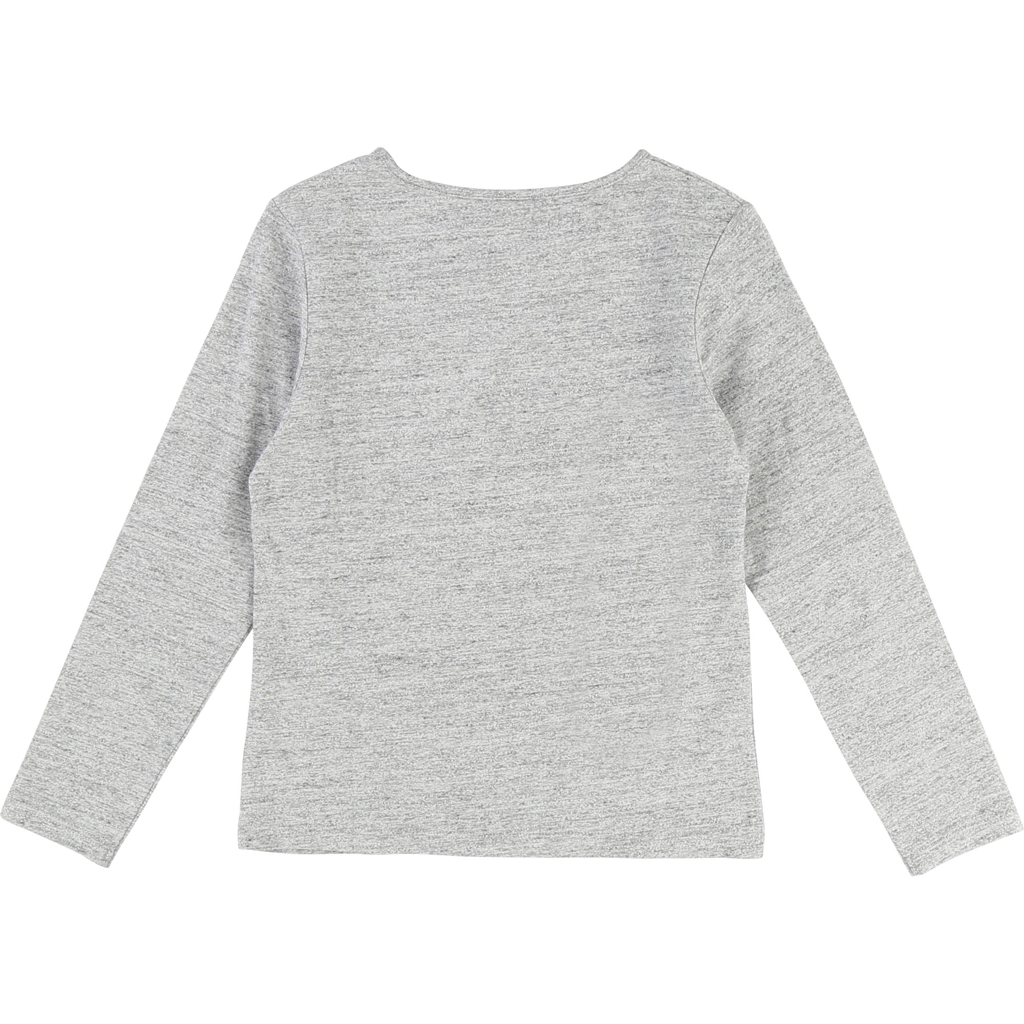 Girls Chinese Grey Cotton T-shirt