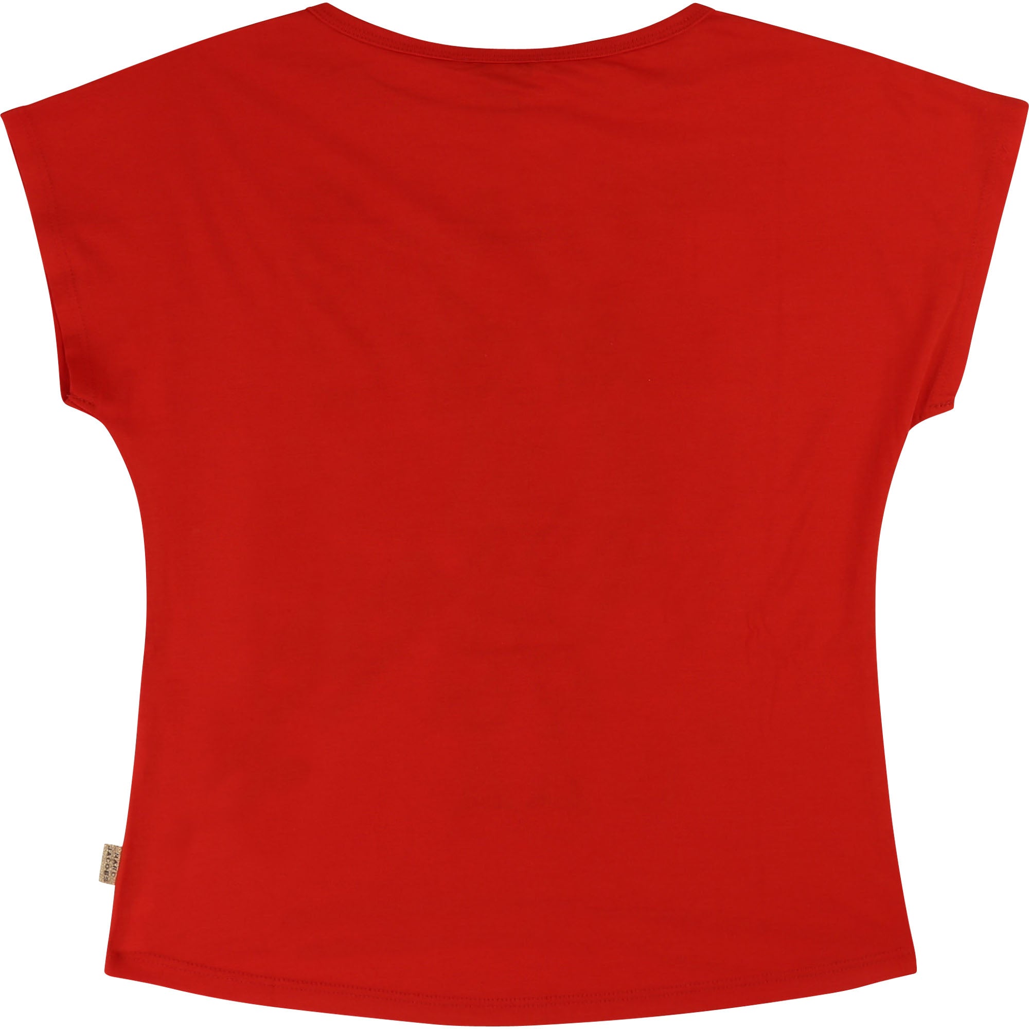 Girls Red Printed T-shirt