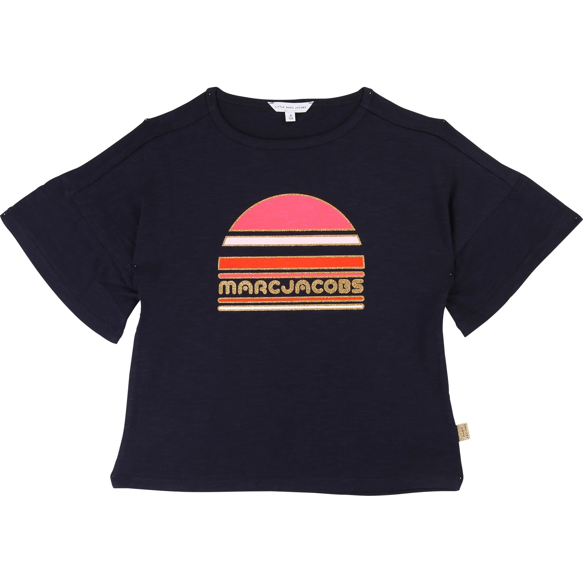 Girls Blue Cotton T-shirt
